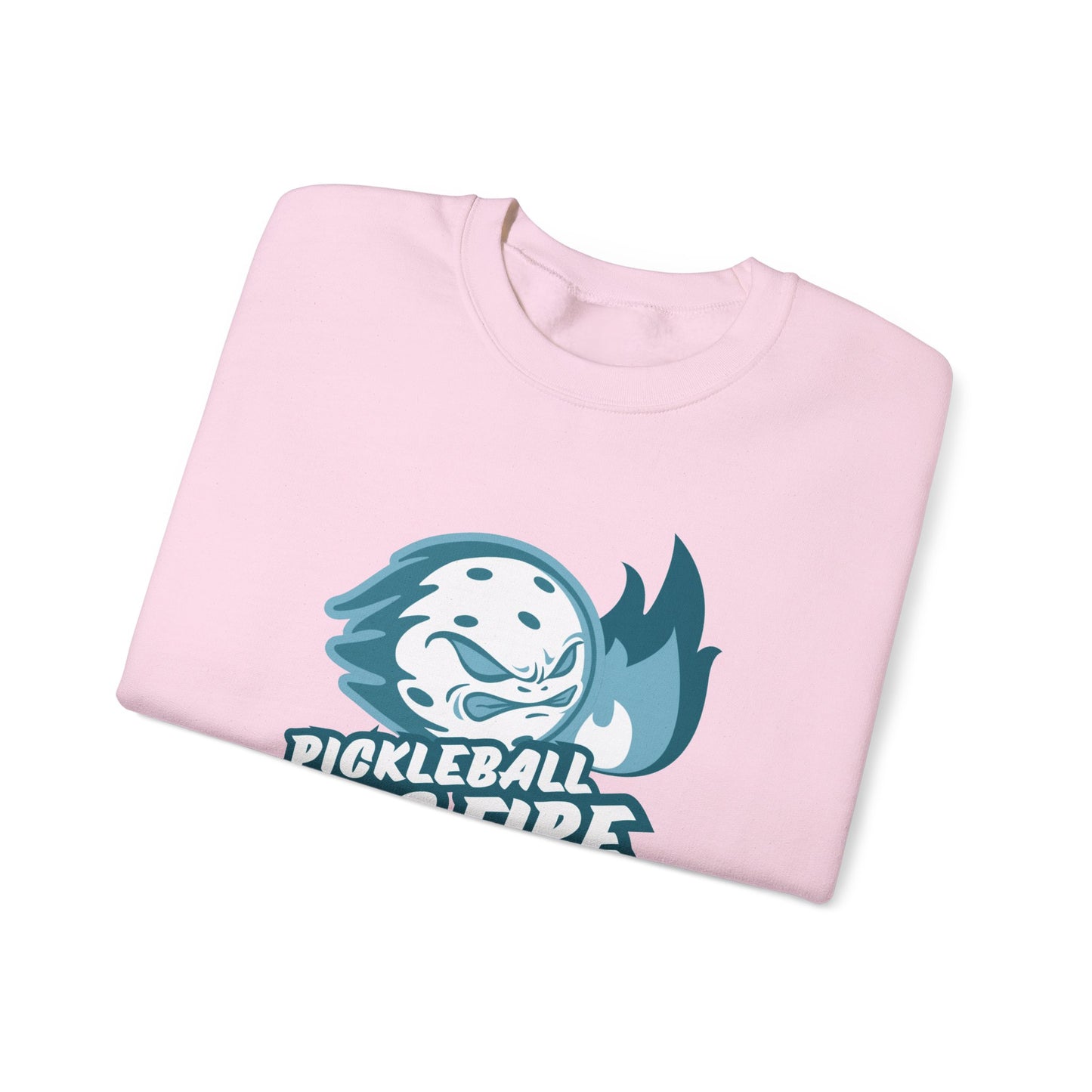 Pickleball is Fire Unisex Heavy Blend™ Crewneck Sweatshirt