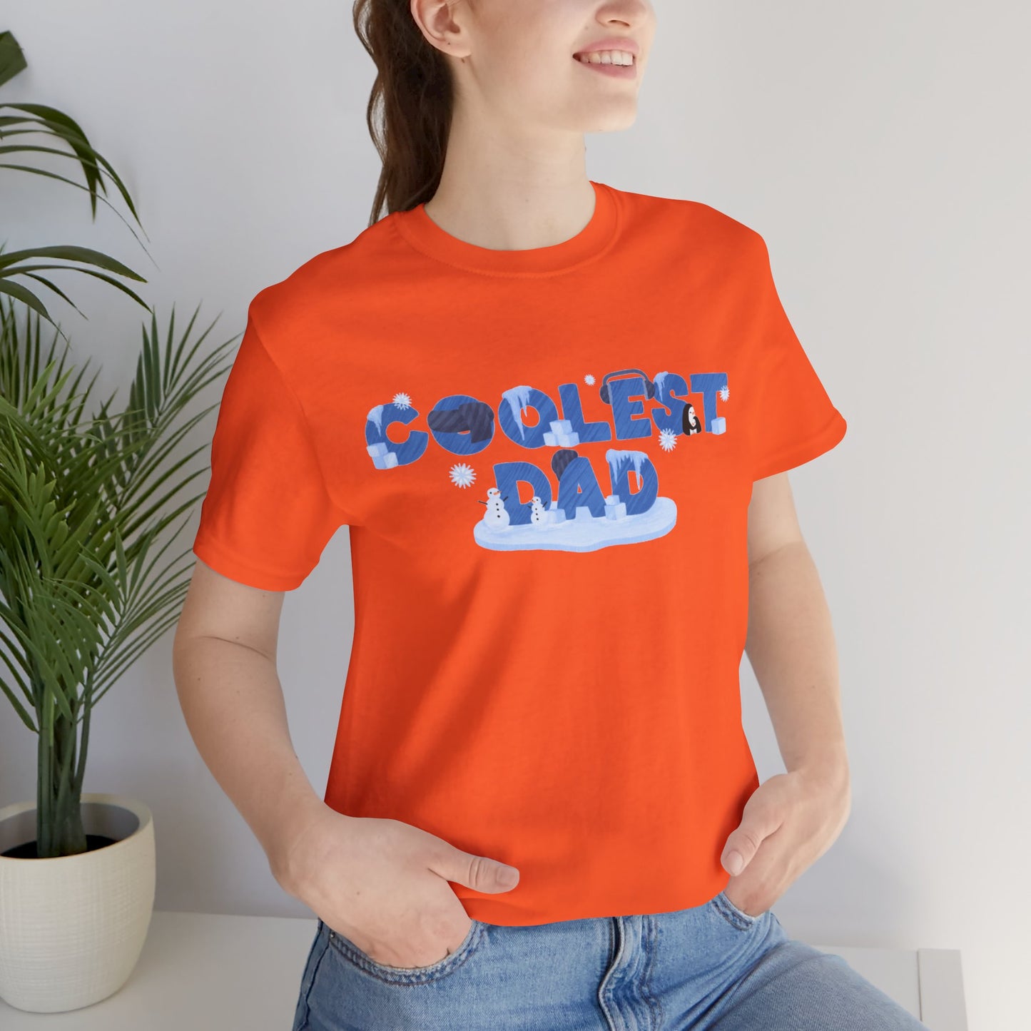 Dad/ Coolest Dad Unisex Jersey Short Sleeve Tee