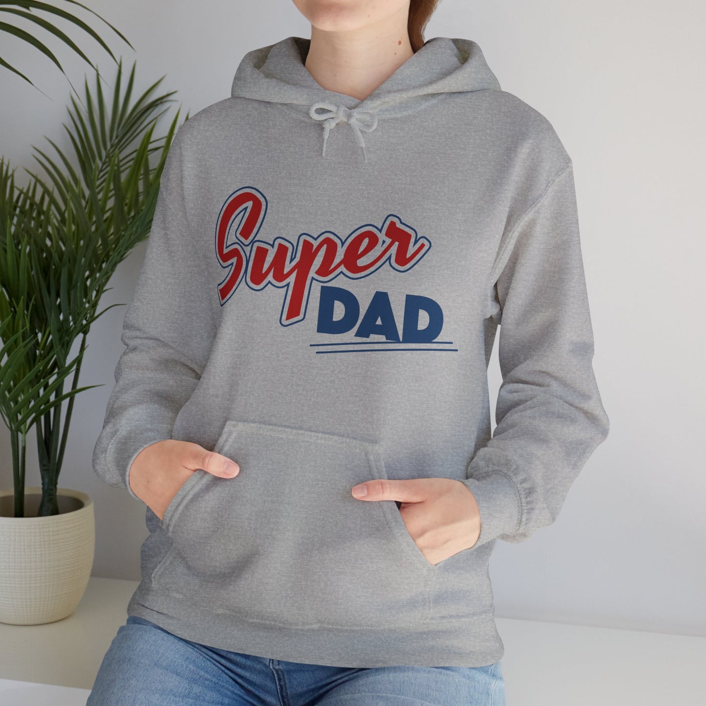 Super Dad Unisex Heavy Blend™ Hooded Sweatshirt