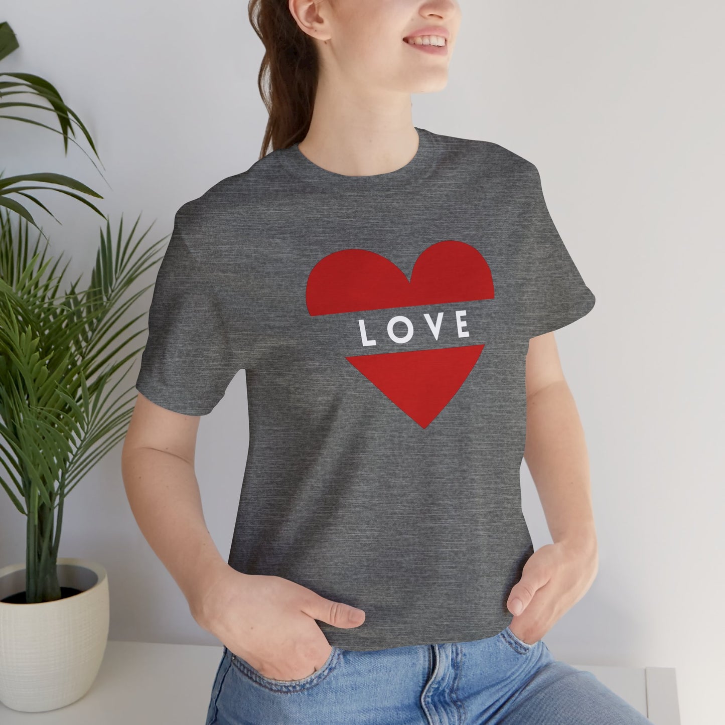 Love Unisex Jersey Short Sleeve Tee