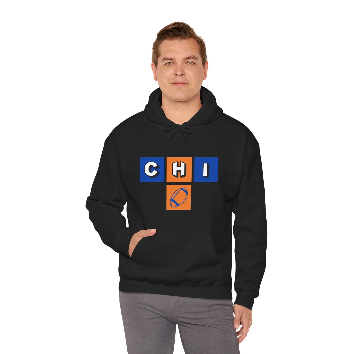 Chi Football Unisex Heavy Blend™ Hooded Sweatshirt