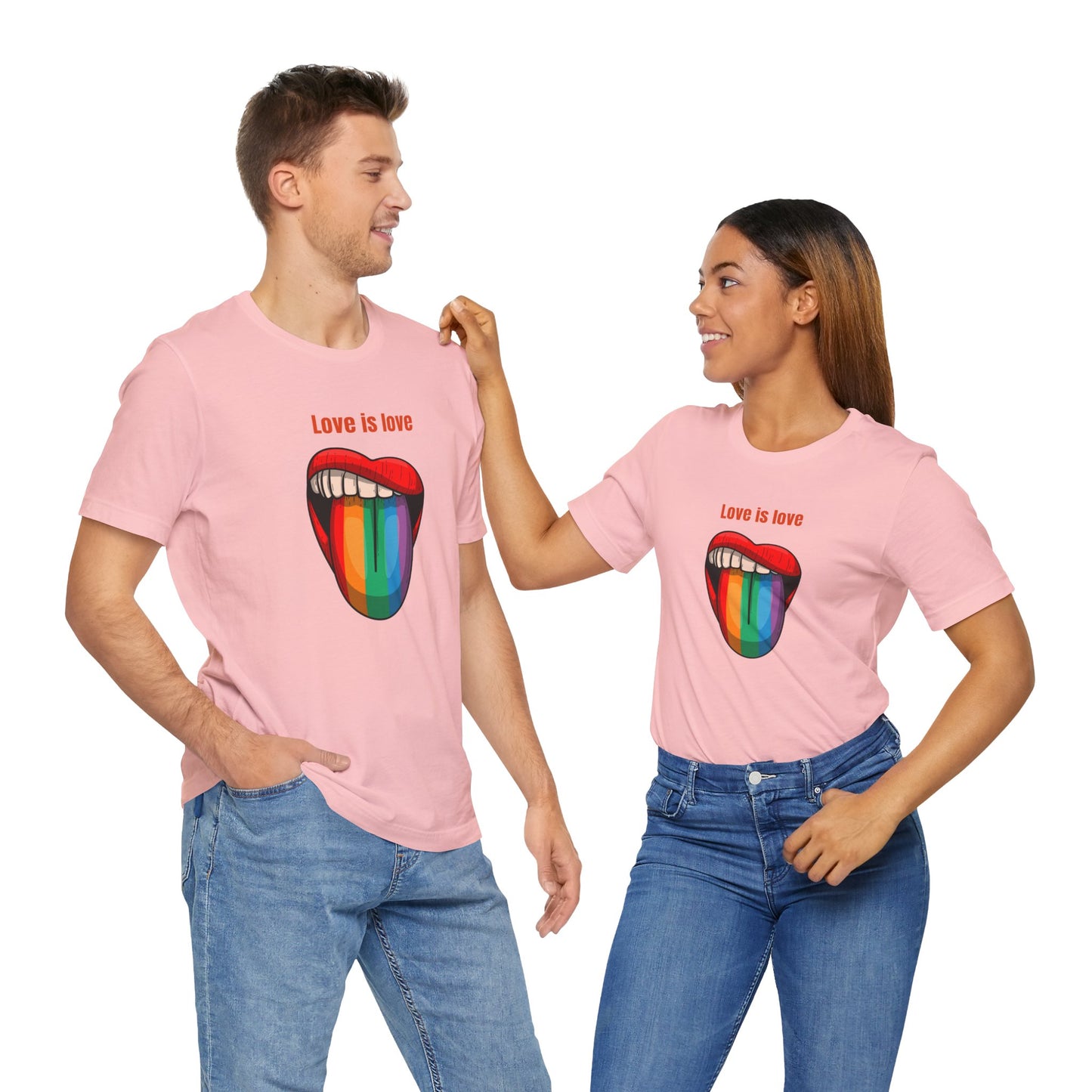 Love Is Love Unisex Jersey Short Sleeve Tee