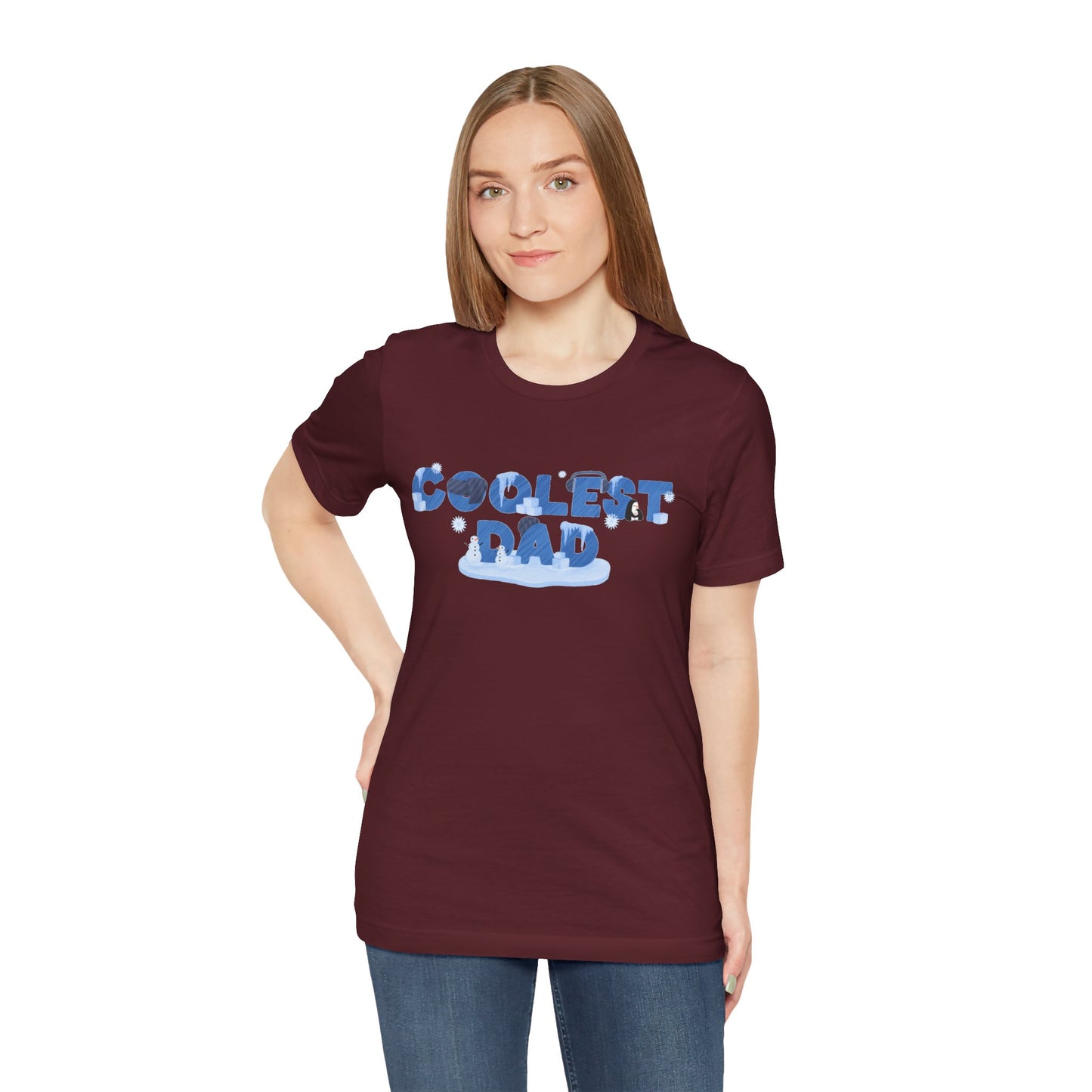 Dad/ Coolest Dad Unisex Jersey Short Sleeve Tee