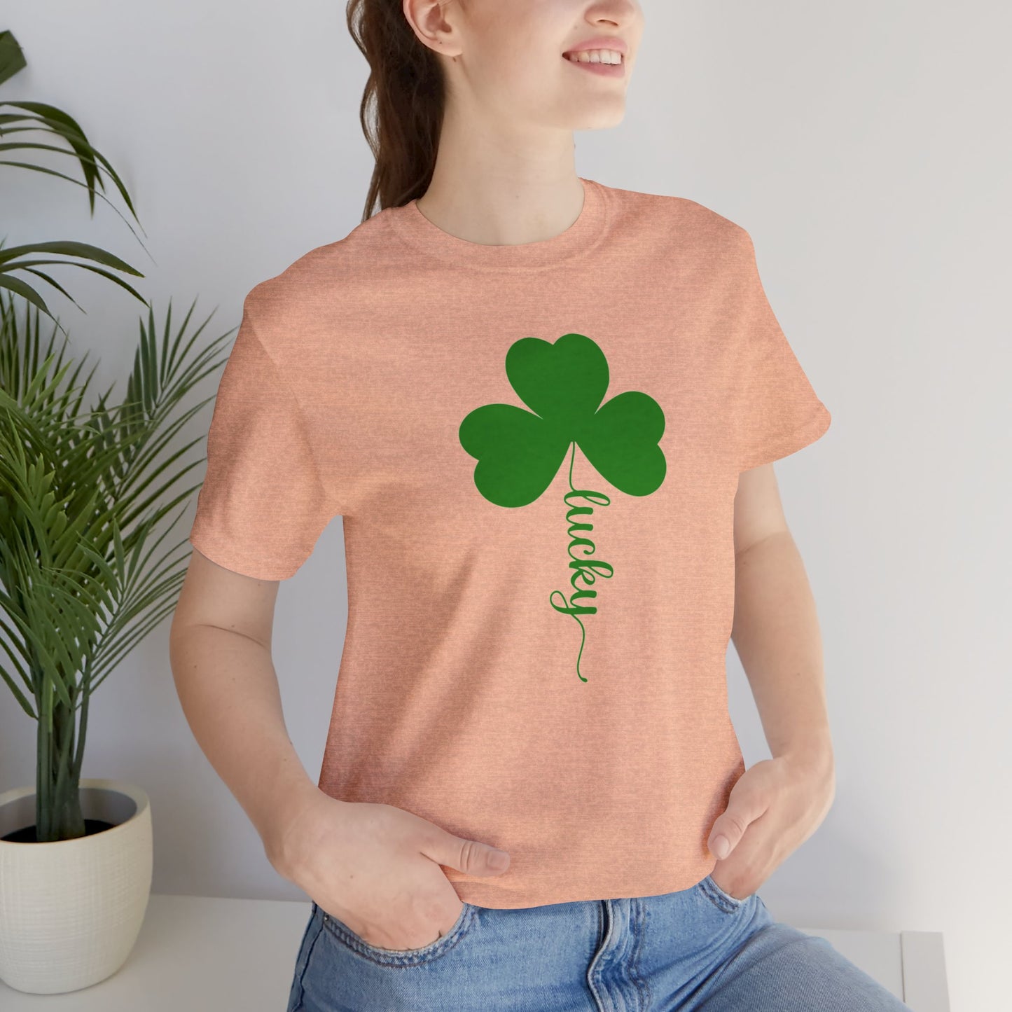 Clover/ Lucky Unisex Jersey Short Sleeve Tee