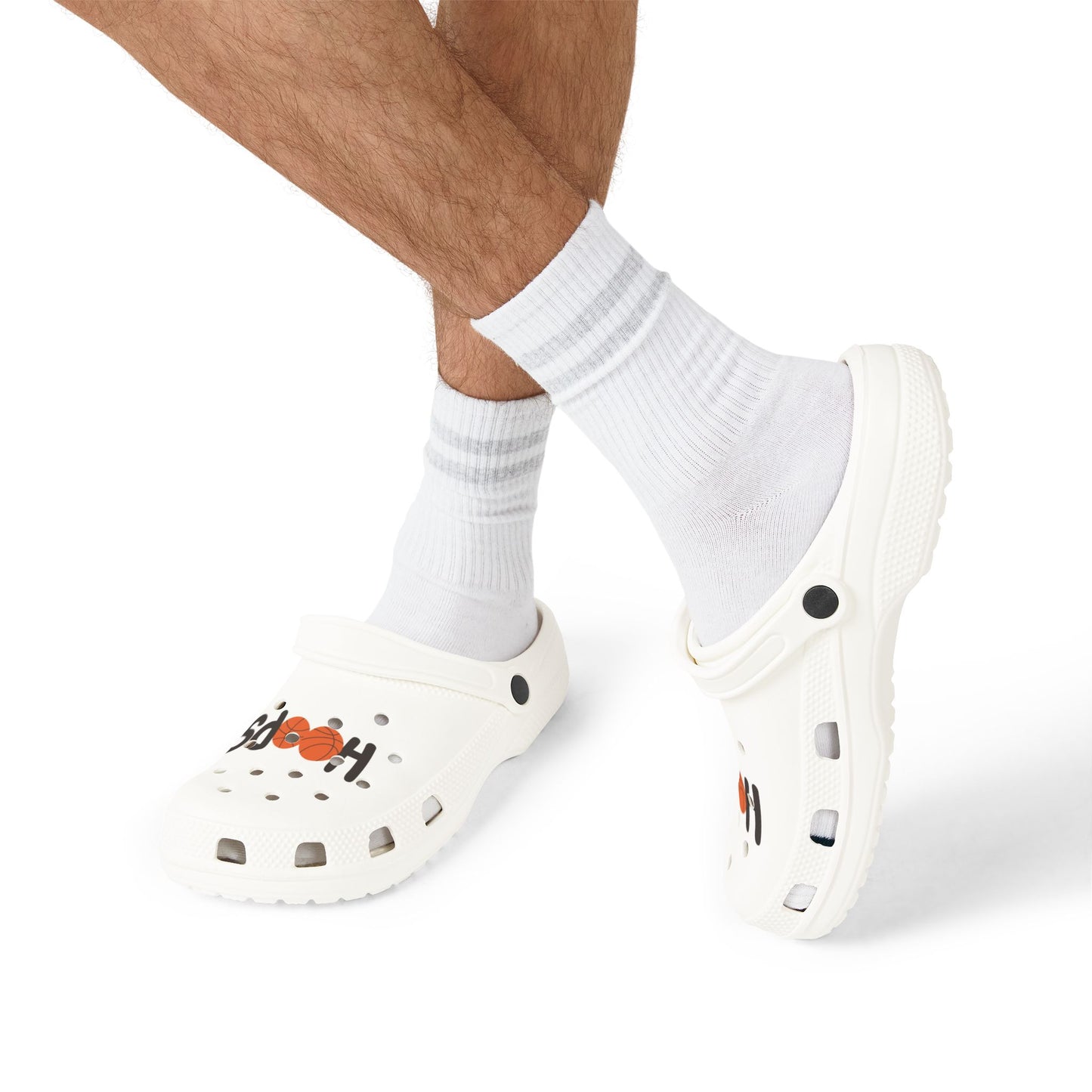 Hoops EVA Foam Rubber Shoes (AOP)