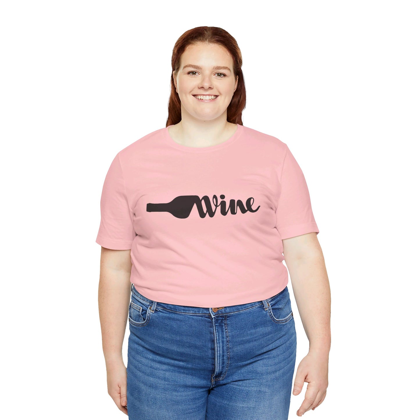 Wine Unisex Jersey Short Sleeve Tee