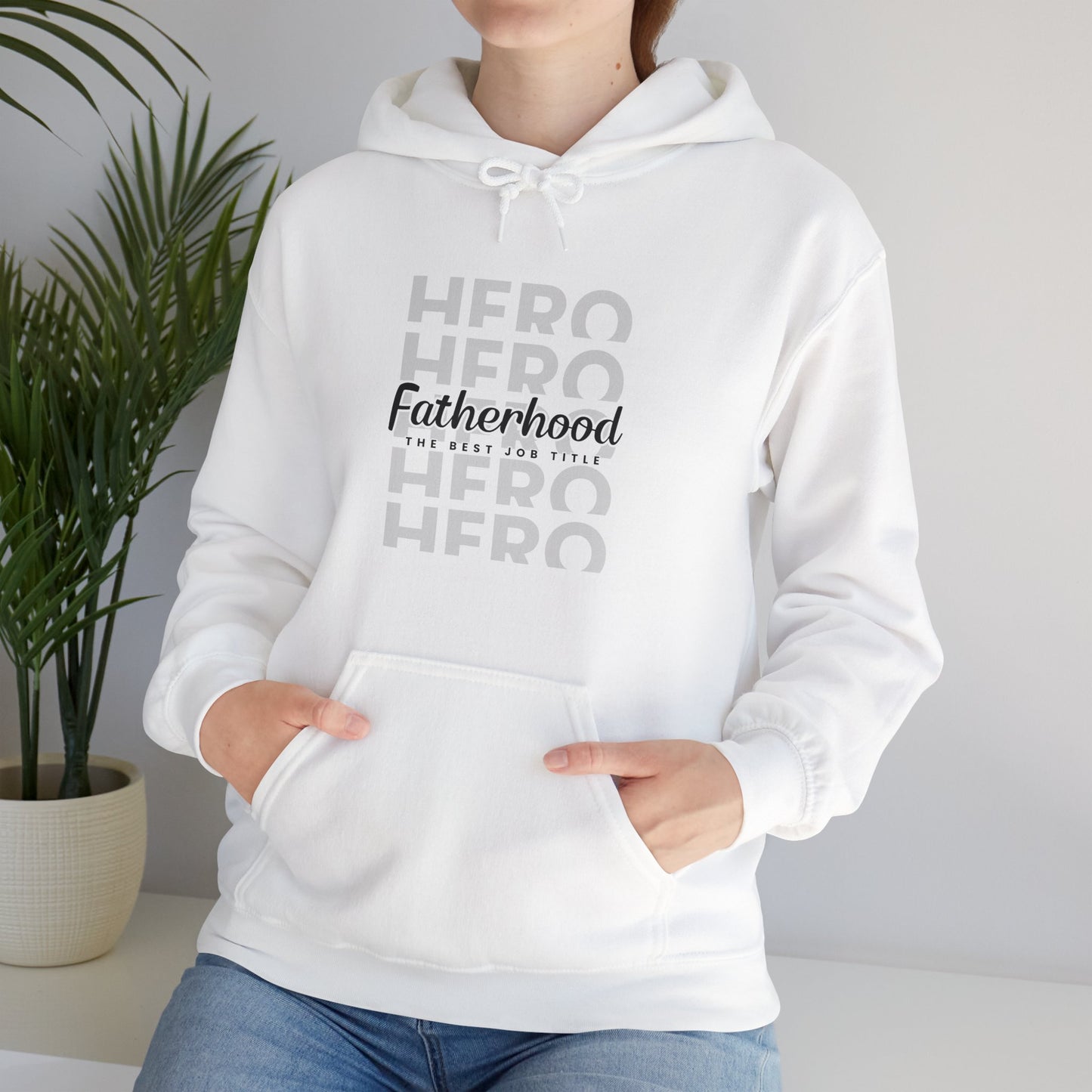 Dad/ Fatherhood Hero Unisex Heavy Blend™ Hooded Sweatshirt
