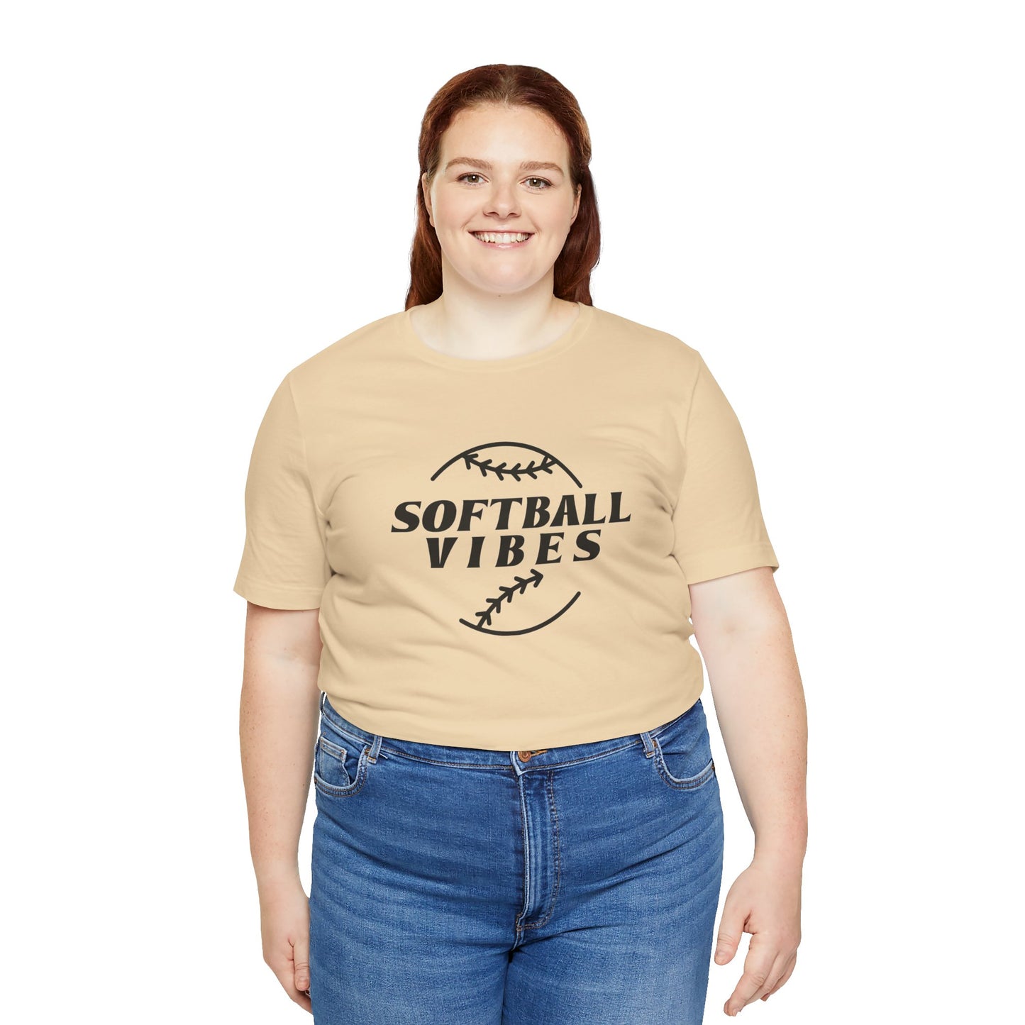 Softball Vibes Unisex Jersey Short Sleeve Tee