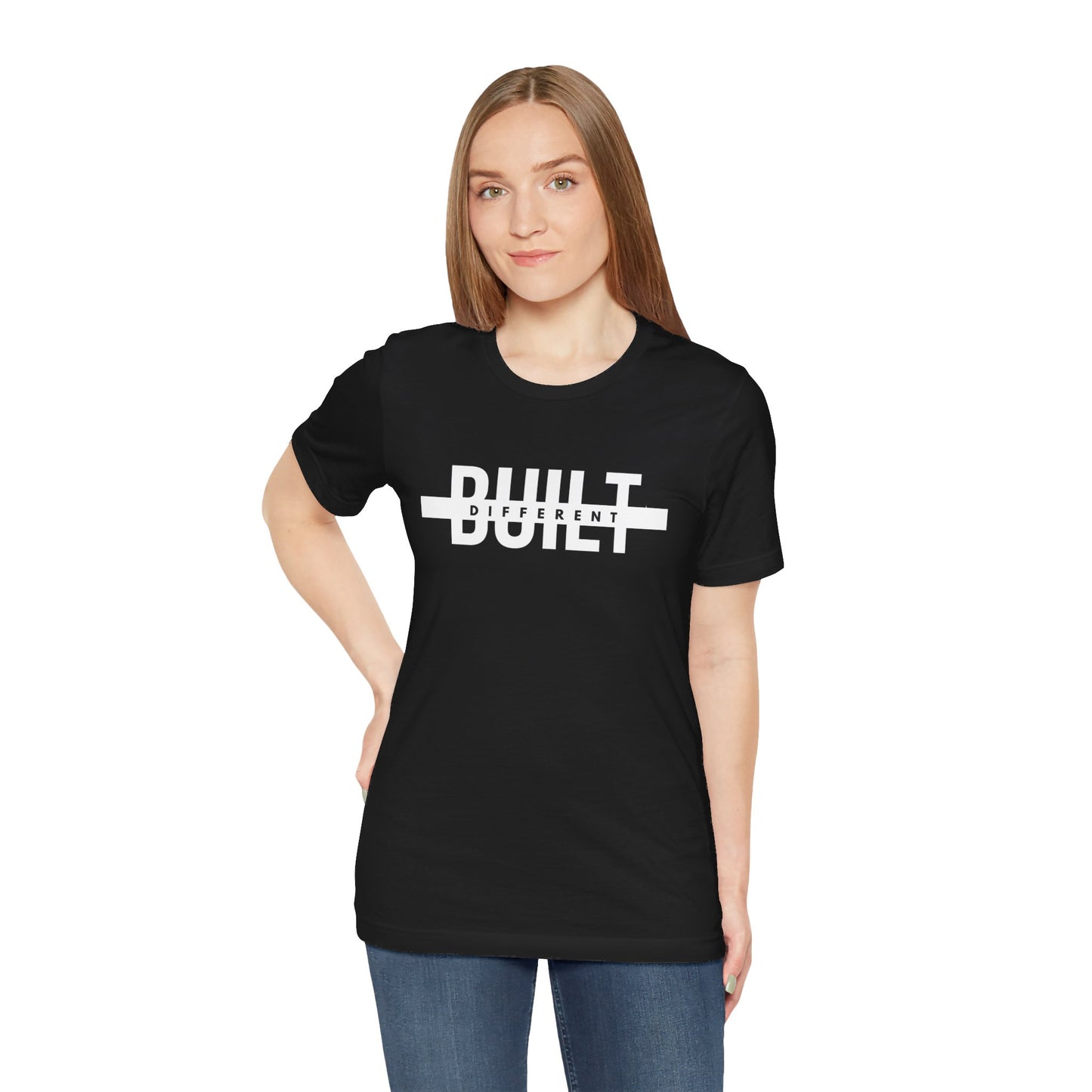 Built Different Unisex Jersey Short Sleeve Tee