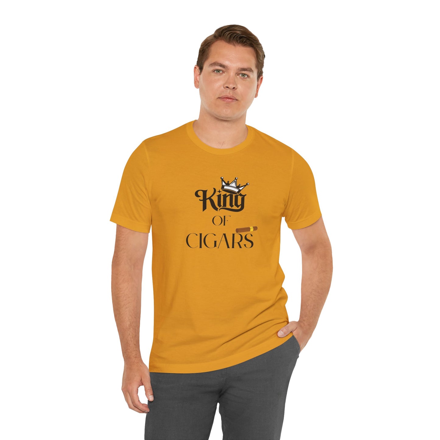 Cigars/ King of Cigars Unisex Jersey Short Sleeve Tee