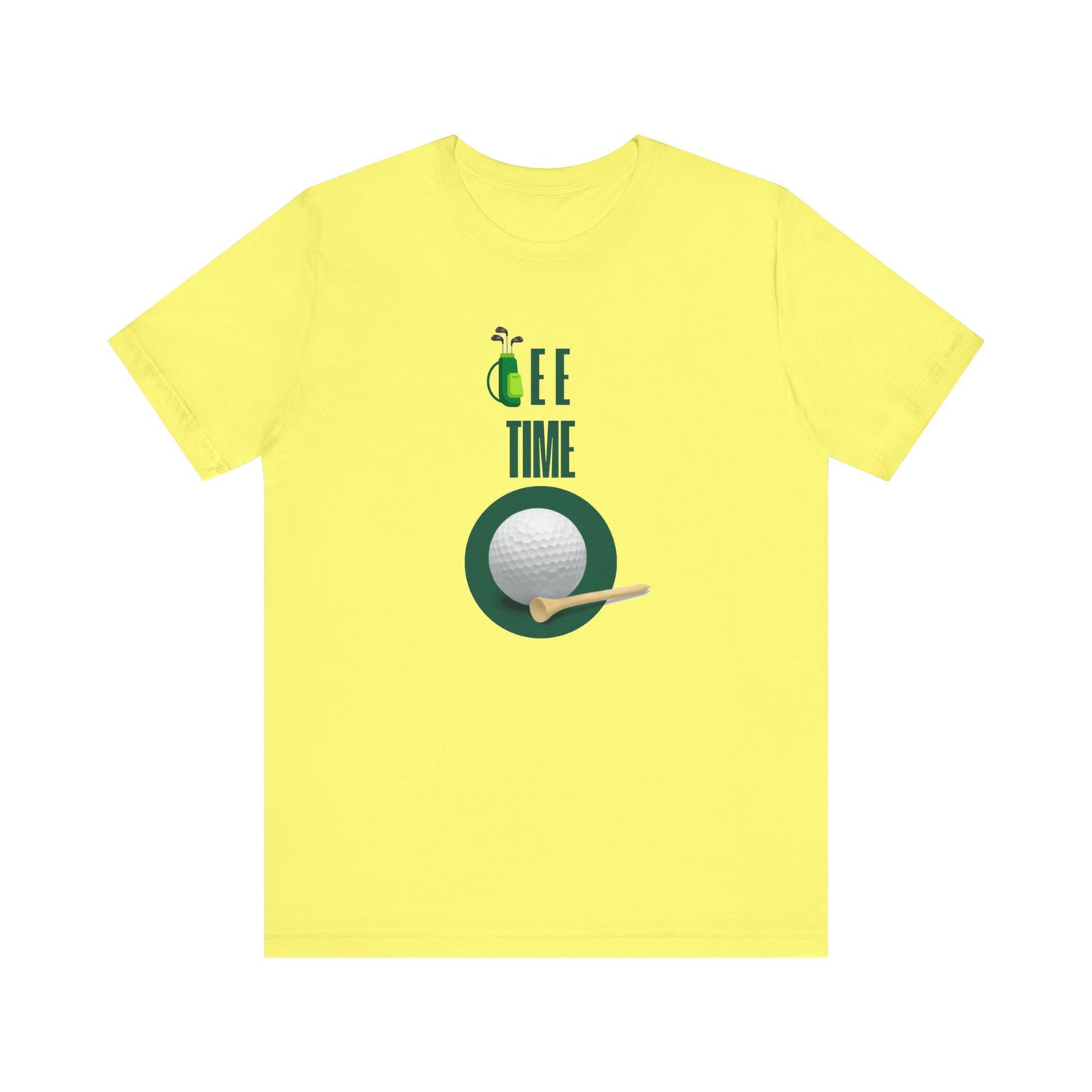 Golf/ Tee Time Unisex Jersey Short Sleeve Tee