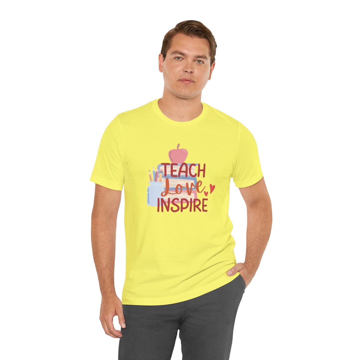 Teach Love Inspire Unisex Jersey Short Sleeve Tee