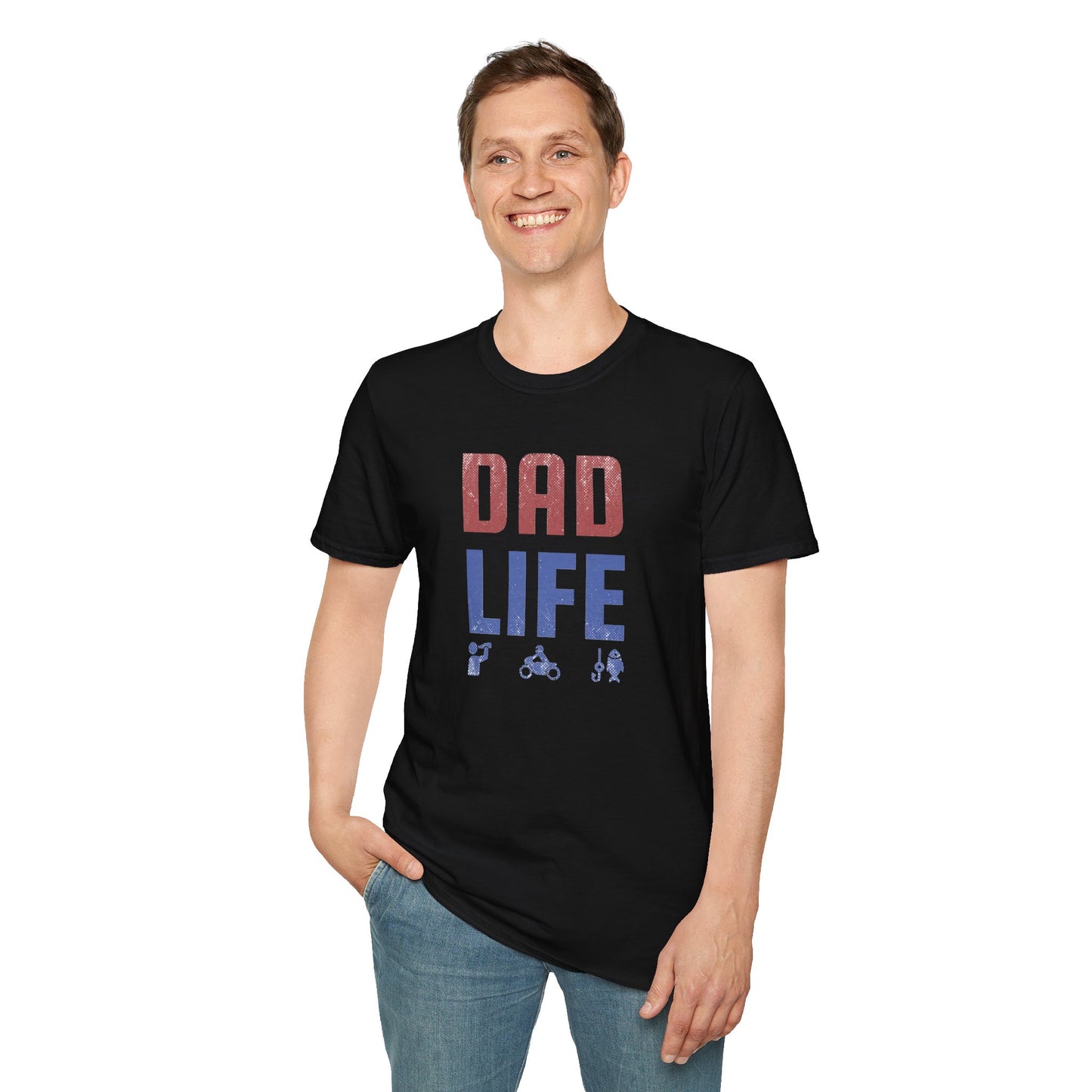 Dad Life Unisex Softstyle T-Shirt