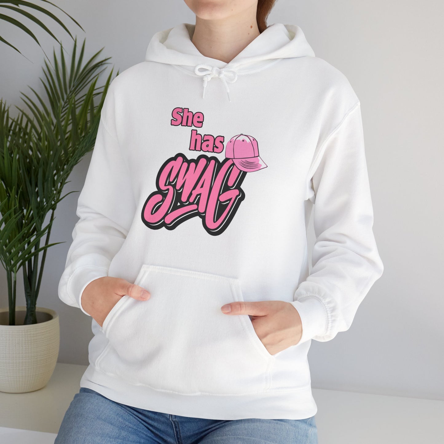 She Has Swag Unisex Heavy Blend™ Hooded Sweatshirt