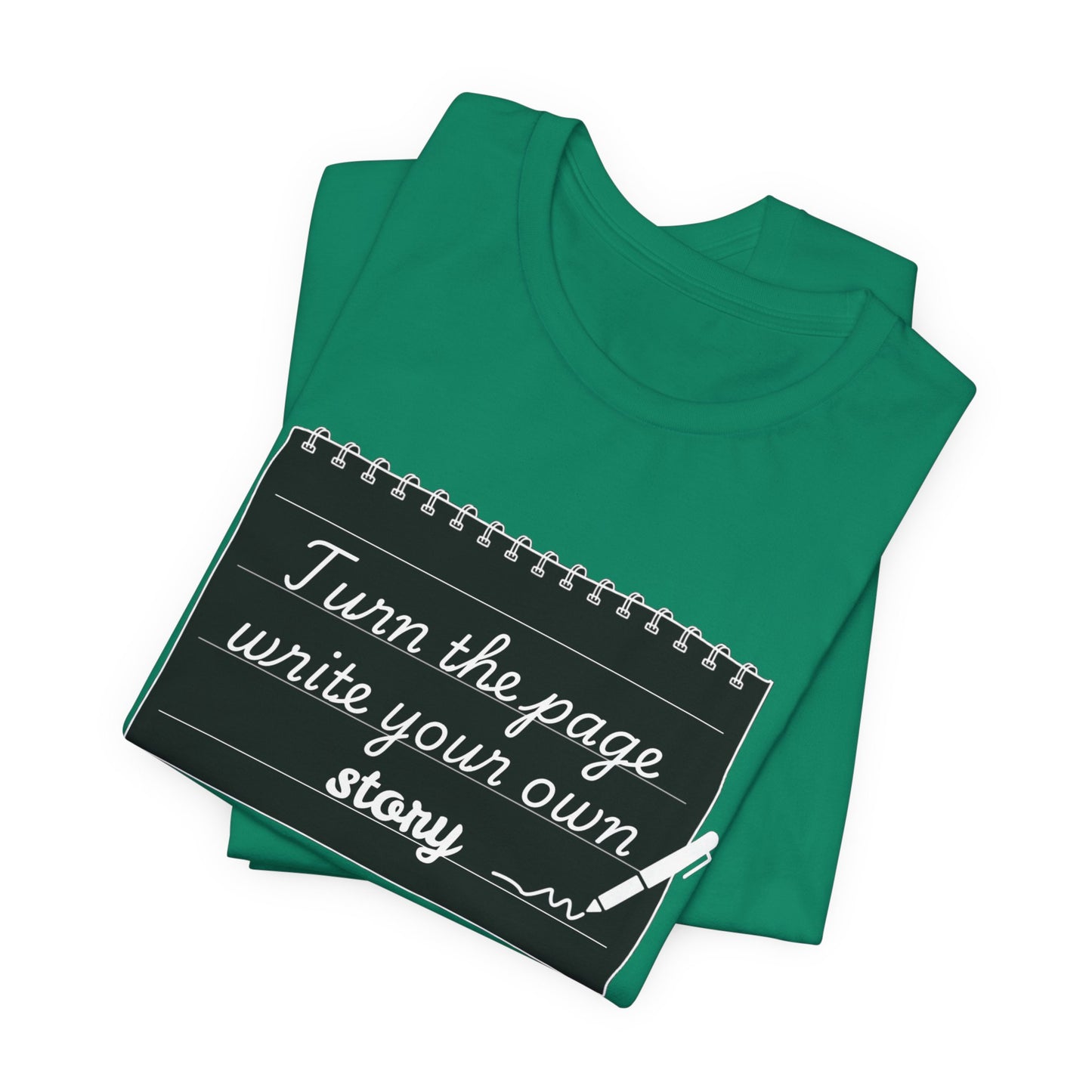 Turn the Page And Write Your Story Unisex Softstyle T-Shirt