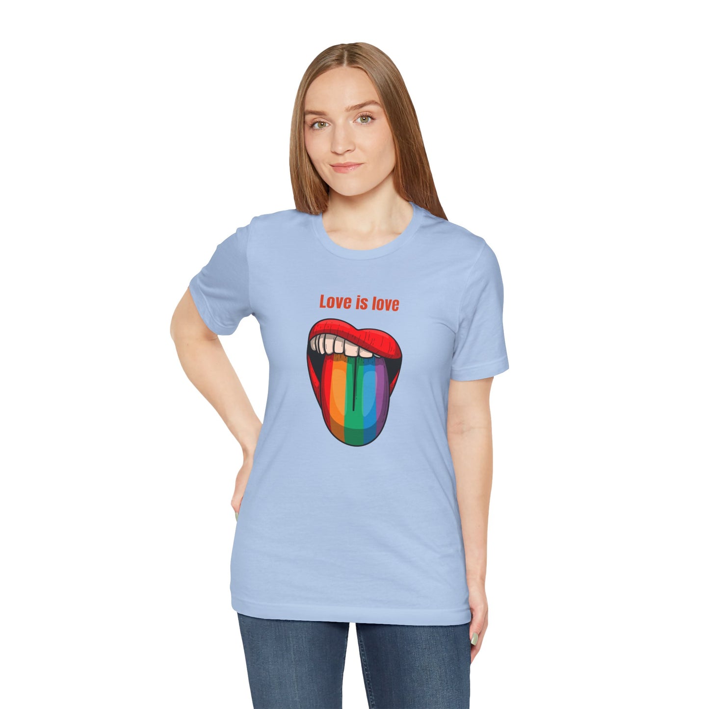 Love Is Love Unisex Jersey Short Sleeve Tee