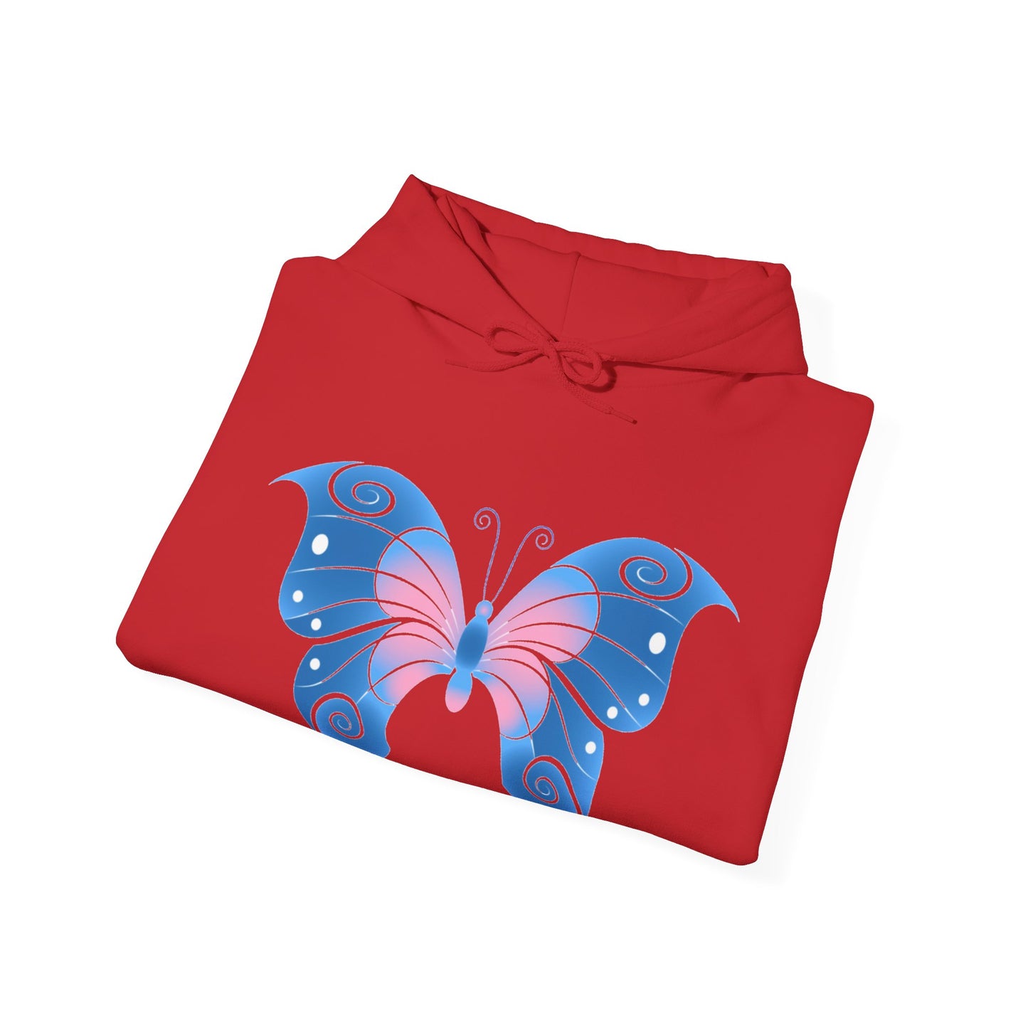 Butterfly Blue Unisex Heavy Blend™ Hooded Sweatshirt