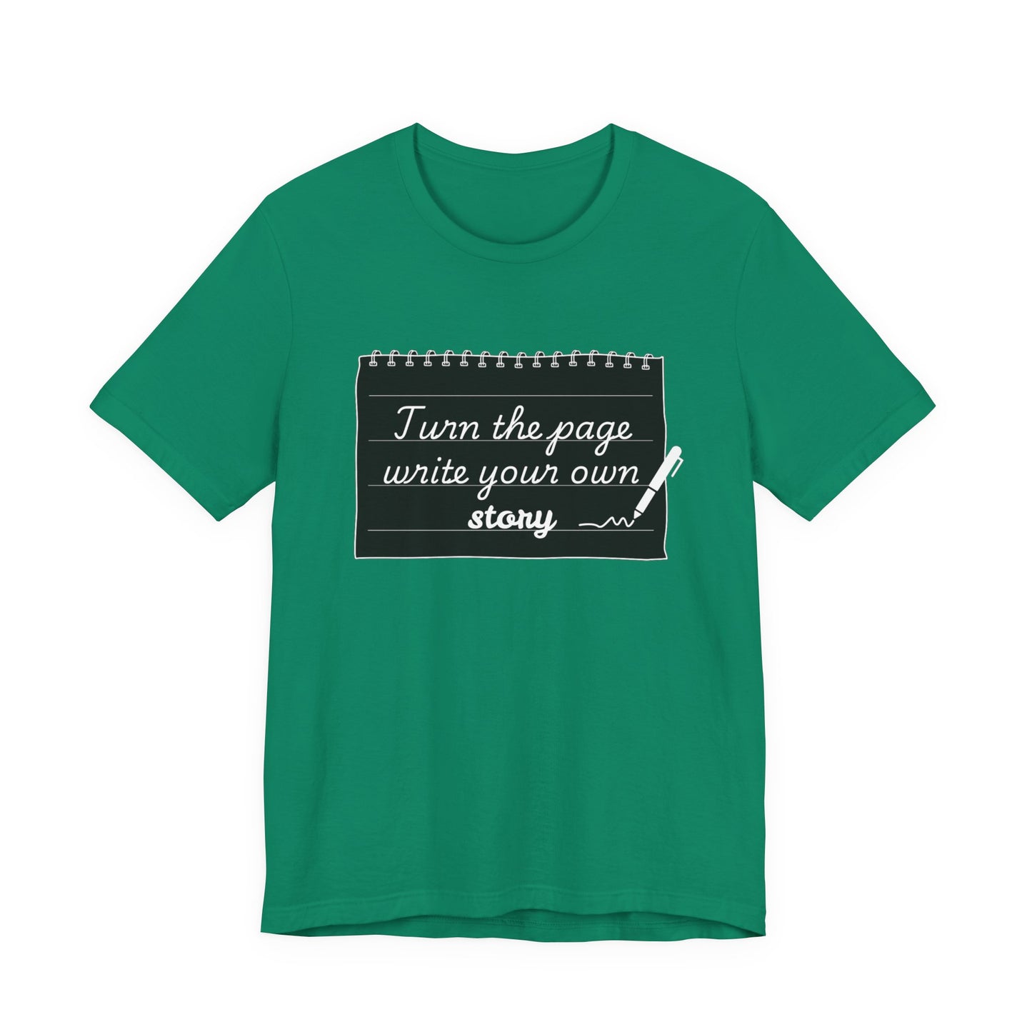 Turn the Page And Write Your Story Unisex Softstyle T-Shirt