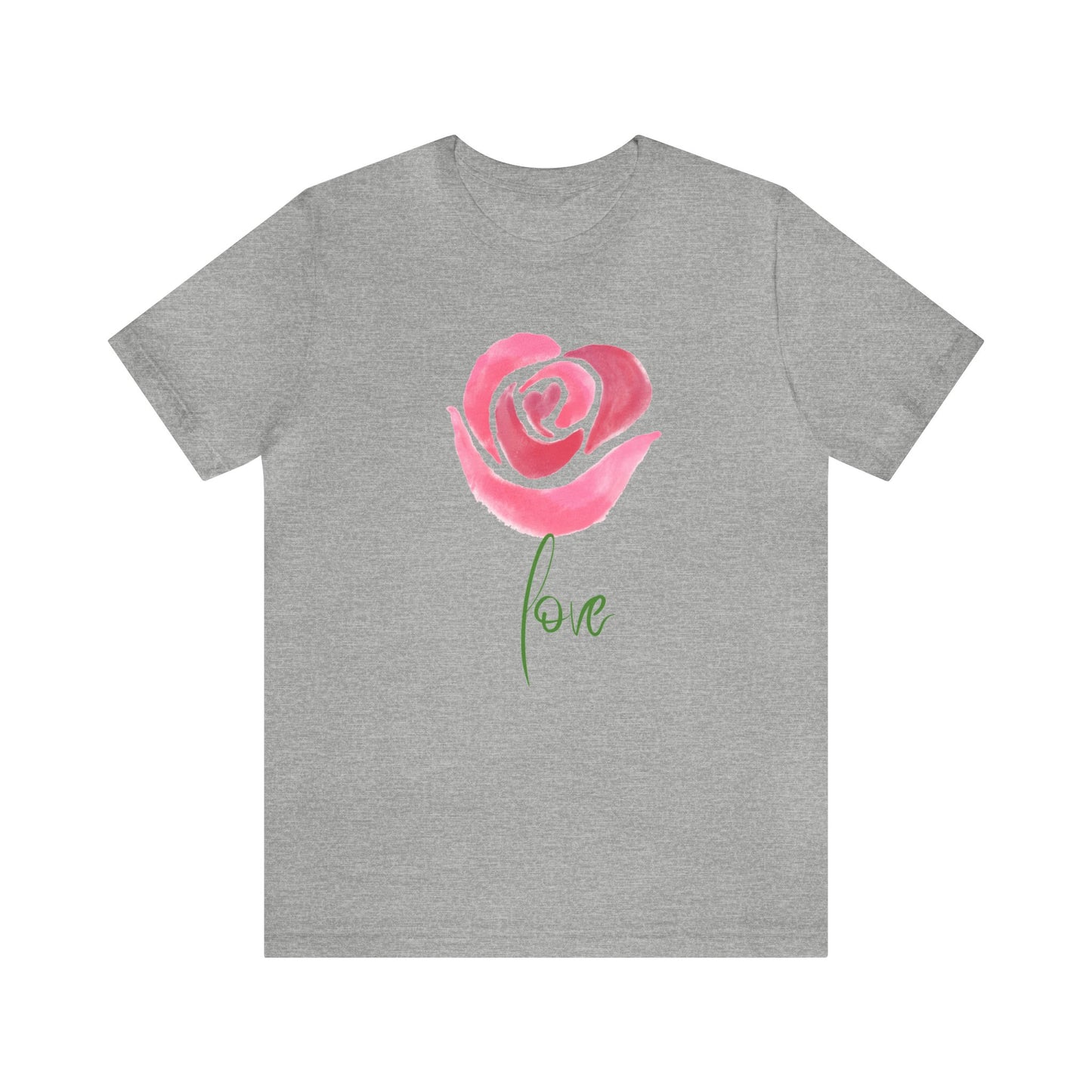 Flower Love Unisex Jersey Short Sleeve Tee