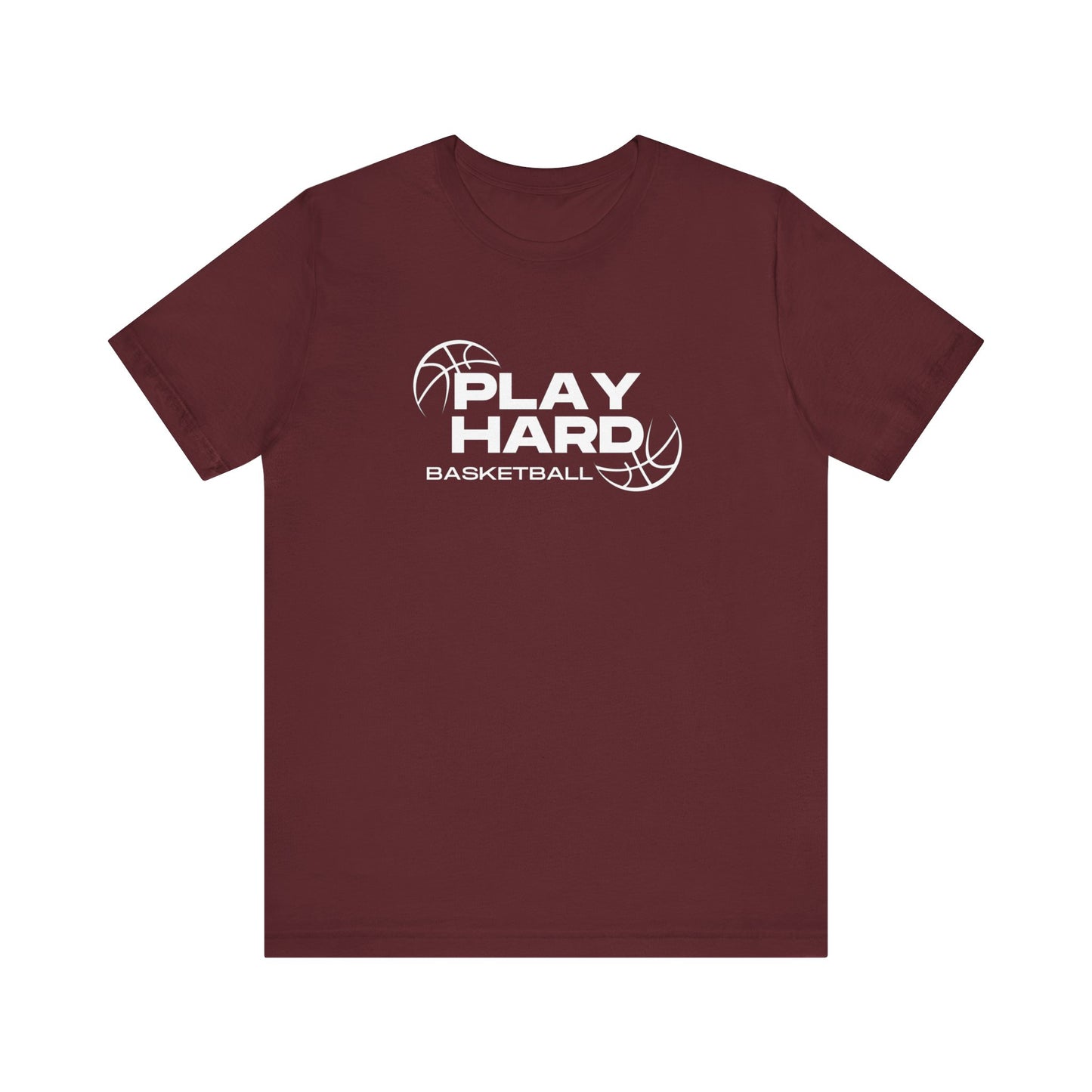 Basketball/ Play Hard Unisex Jersey Short Sleeve Tee