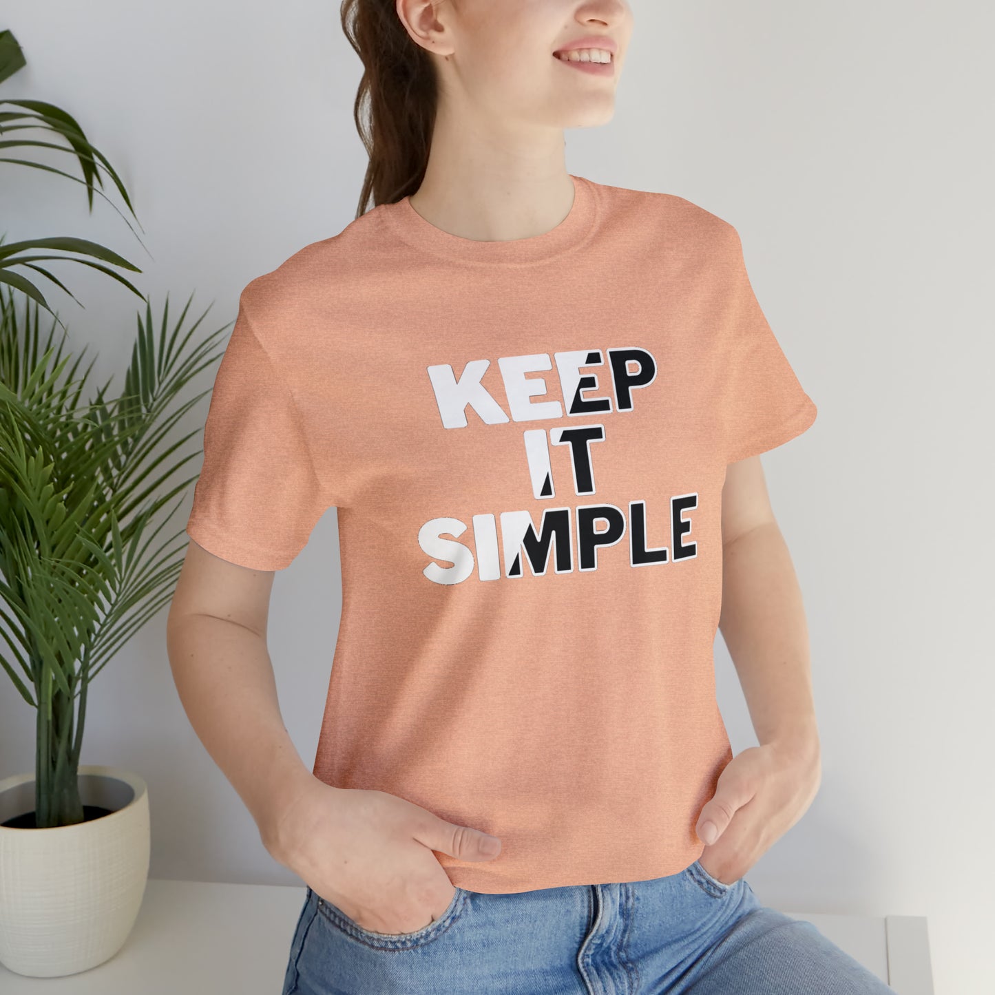 Keep It Simple Unisex Jersey Short Sleeve Tee