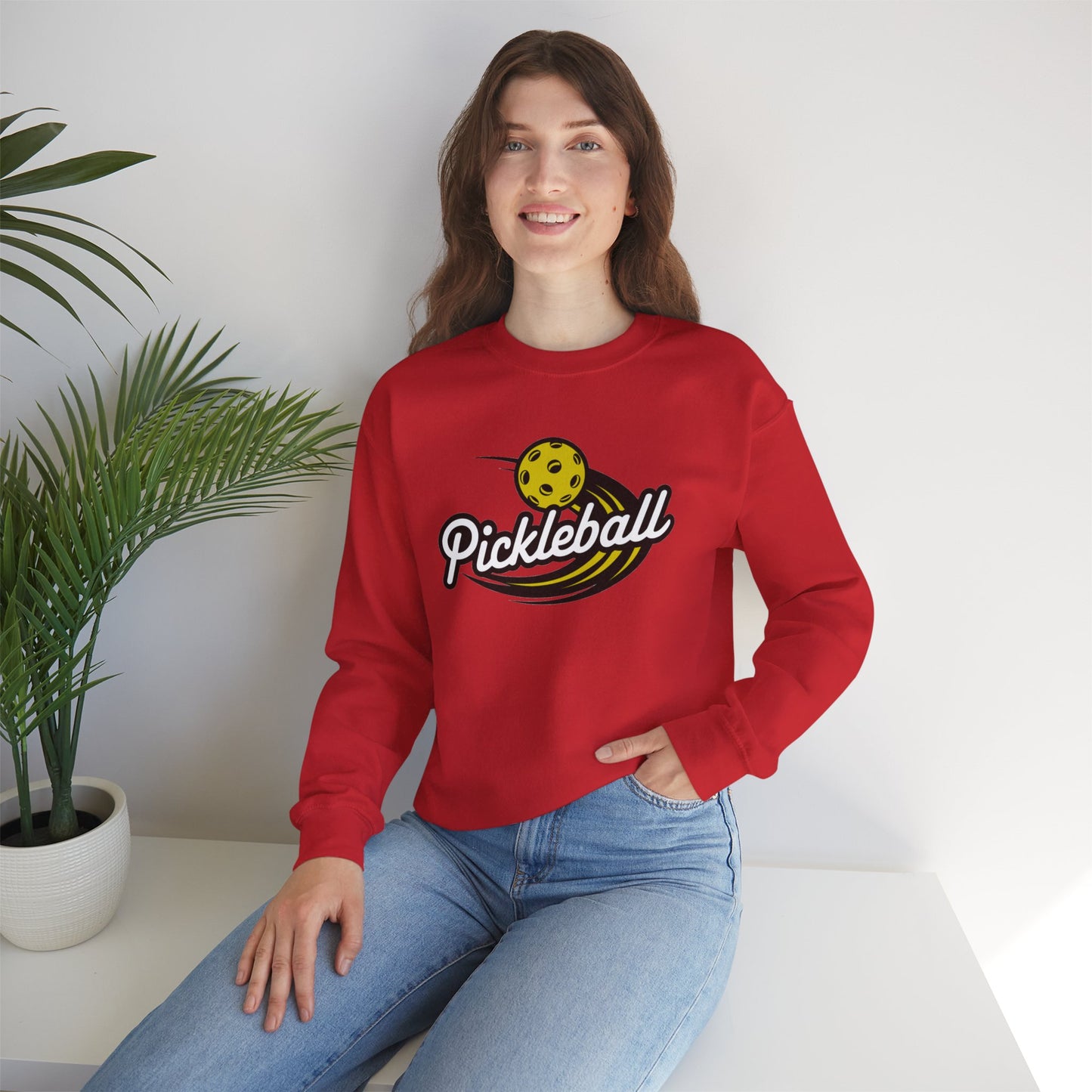 Pickleball Unisex Heavy Blend™ Crewneck Sweatshirt