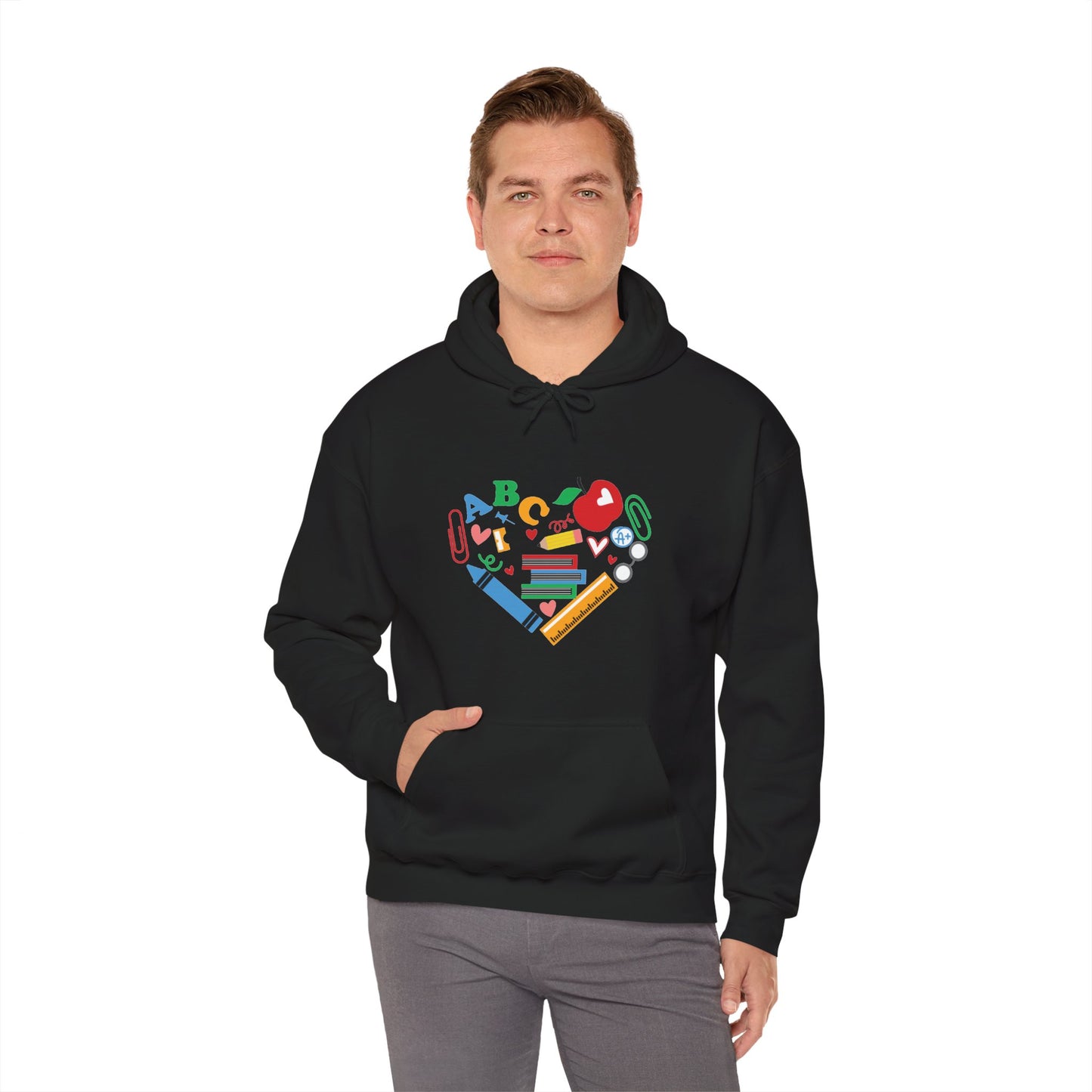 A,B,C, Unisex Heavy Blend™ Hooded Sweatshirt