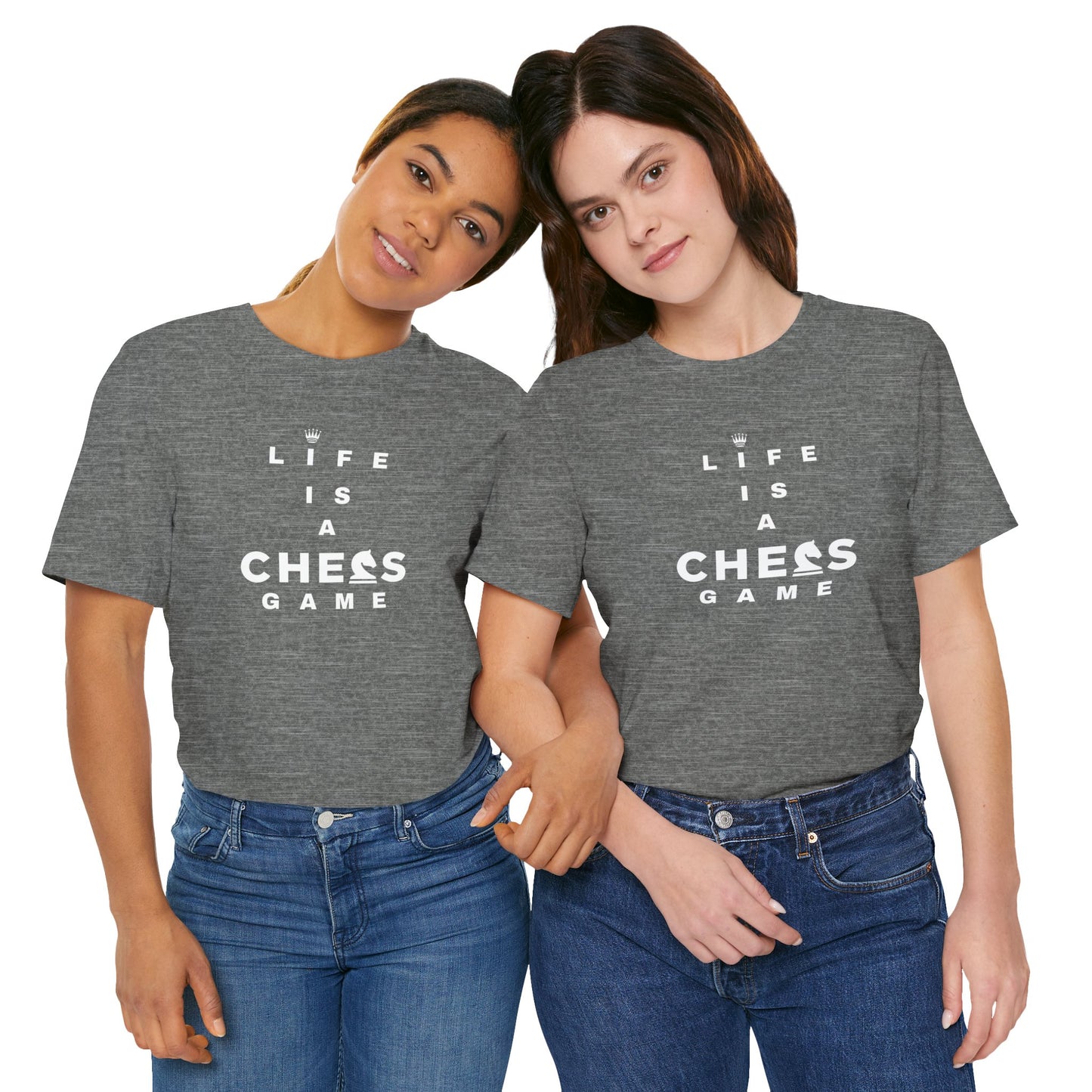 Life Is a Chess Game Unisex Jersey Short Sleeve Tee