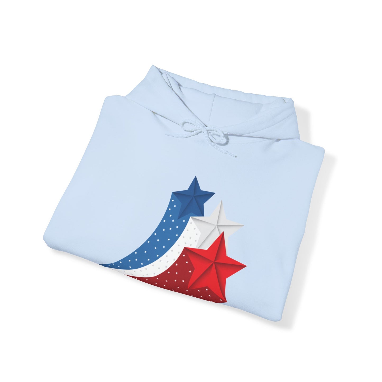 Red White Blue Stars Unisex Heavy Blend™ Hooded Sweatshirt