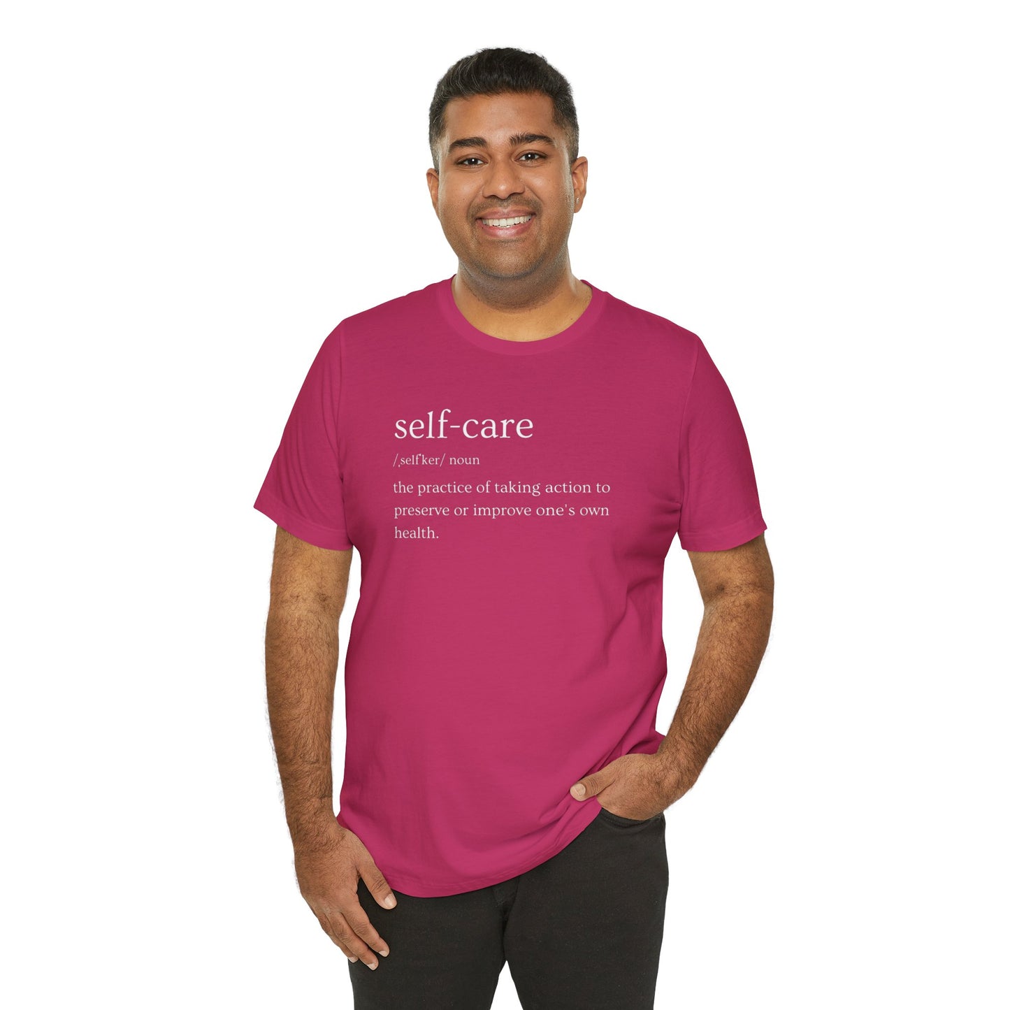 Self-Care Unisex Jersey Short Sleeve Tee