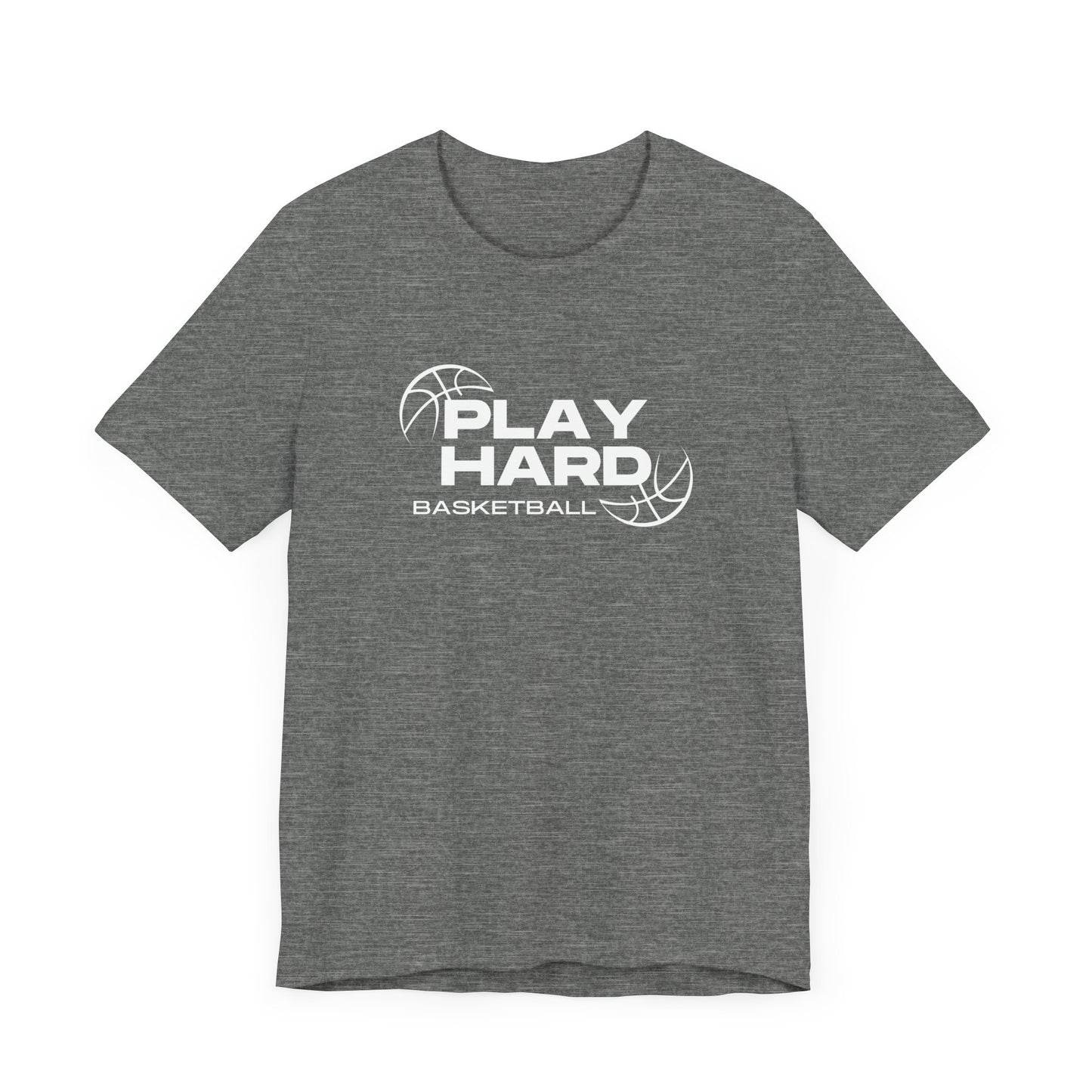 Basketball/ Play Hard Unisex Jersey Short Sleeve Tee