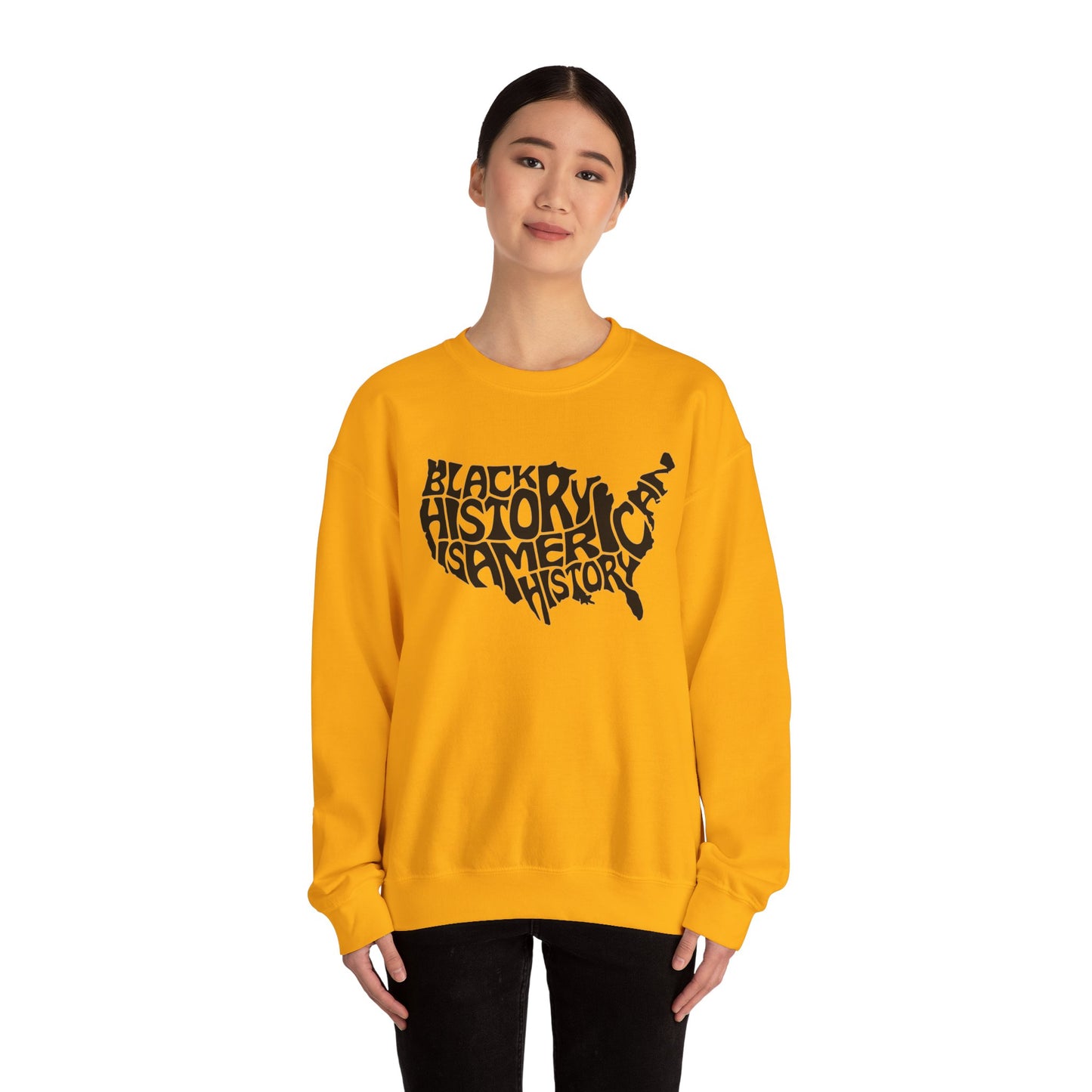 Black History Unisex Heavy Blend™ Crewneck Sweatshirt
