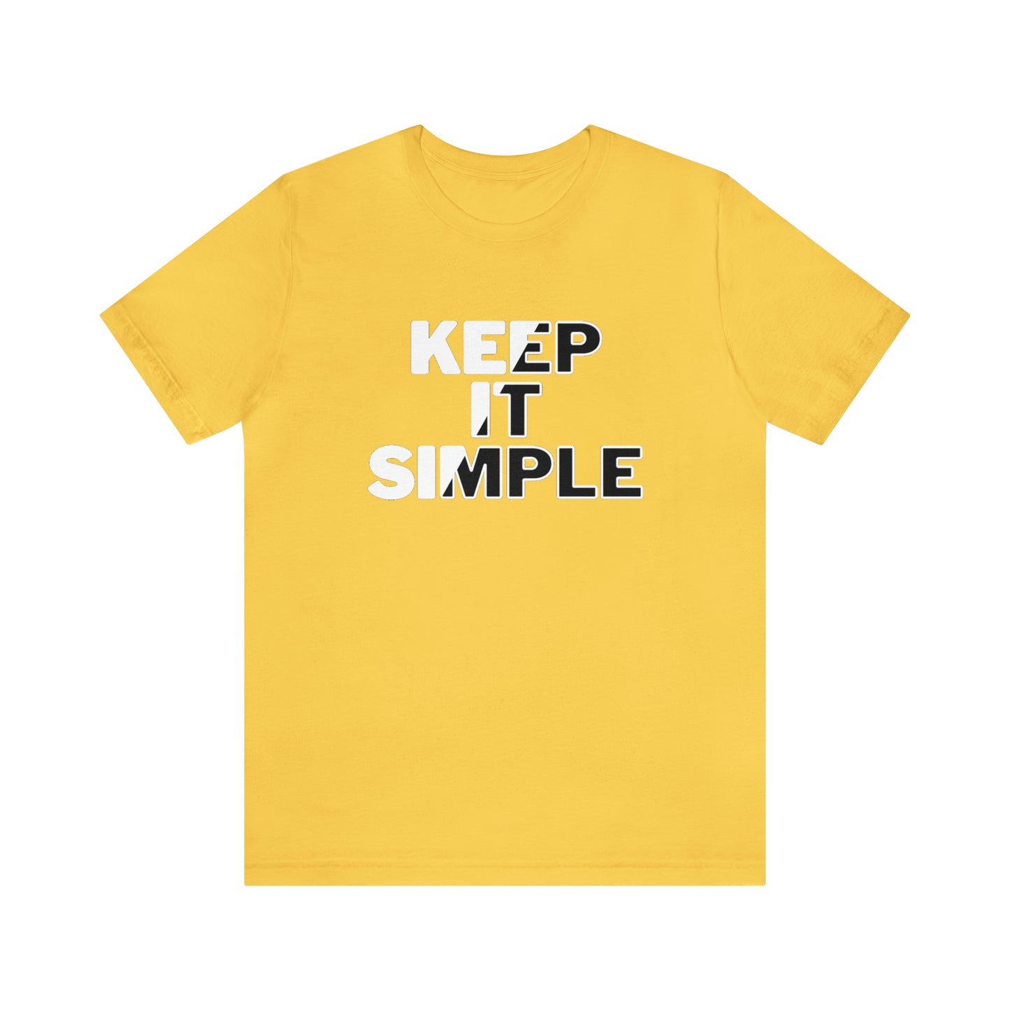 Keep It Simple Unisex Jersey Short Sleeve Tee