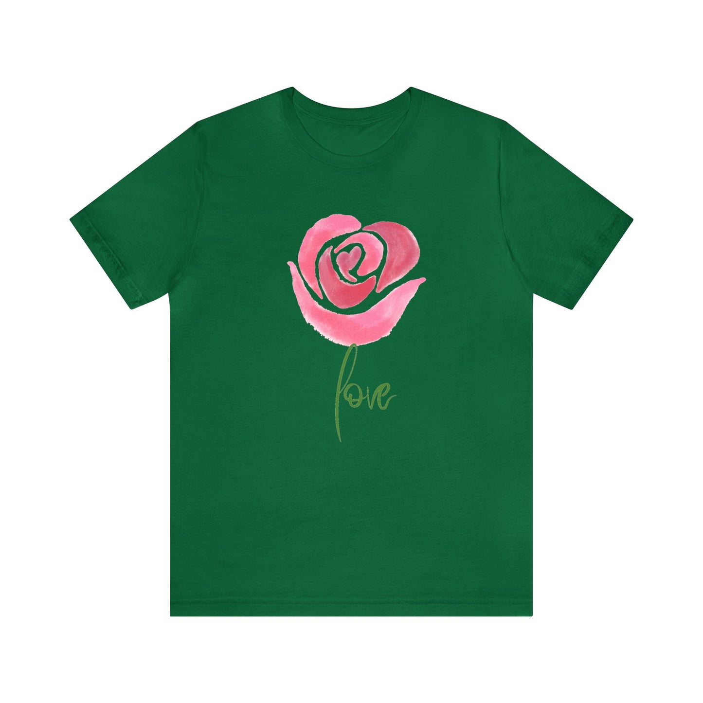 Flower Love Unisex Jersey Short Sleeve Tee