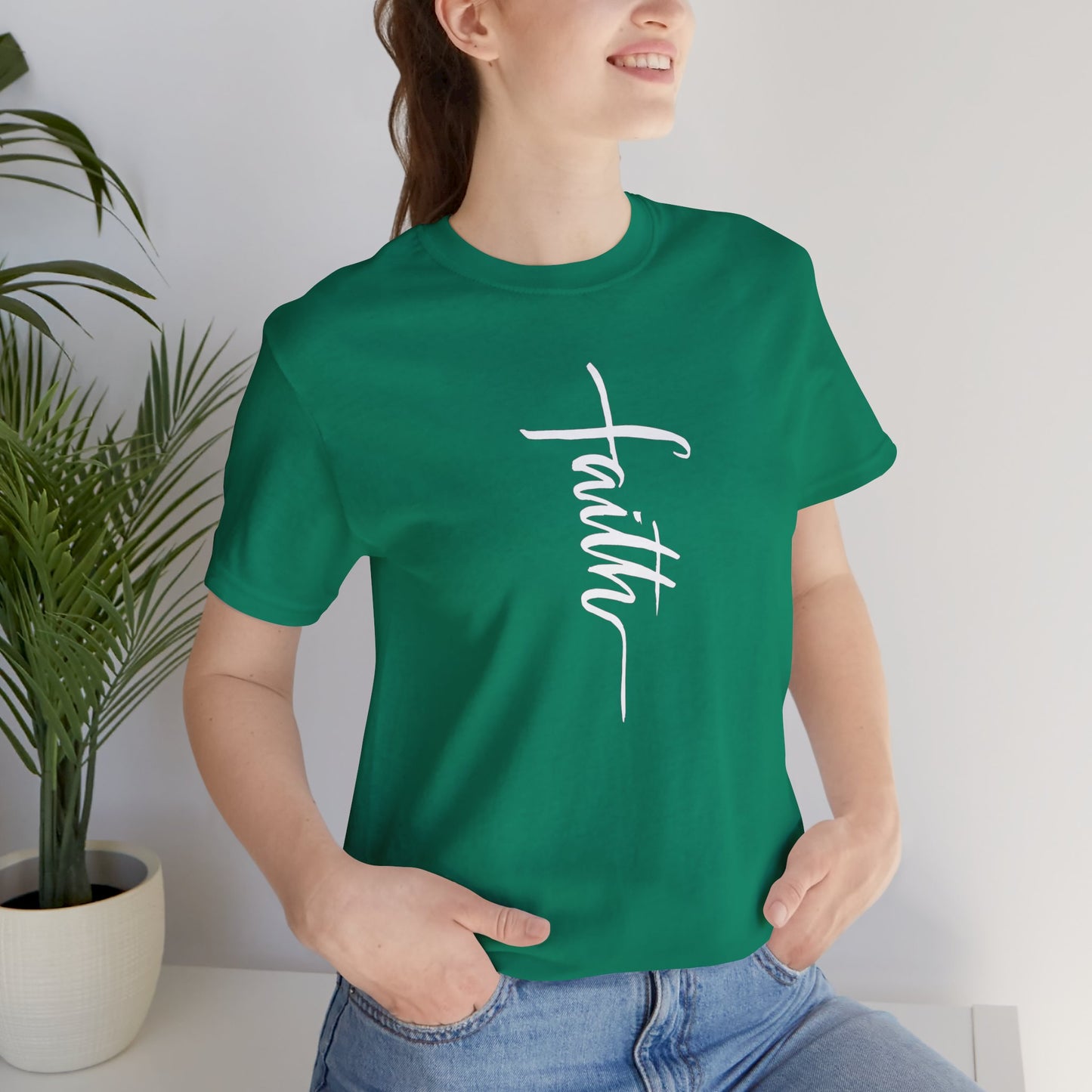 Faith Unisex Jersey Short Sleeve Tee