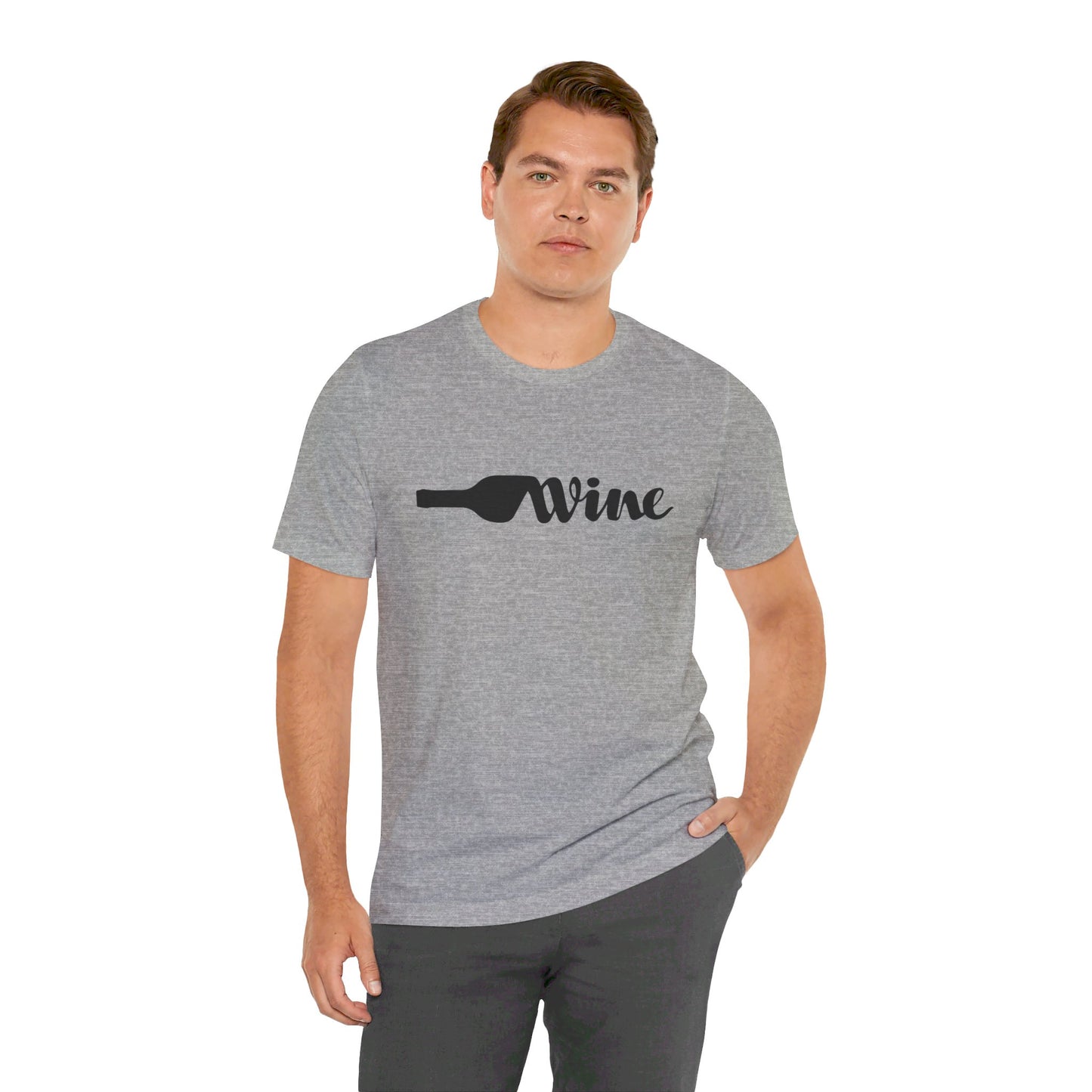 Wine Unisex Jersey Short Sleeve Tee