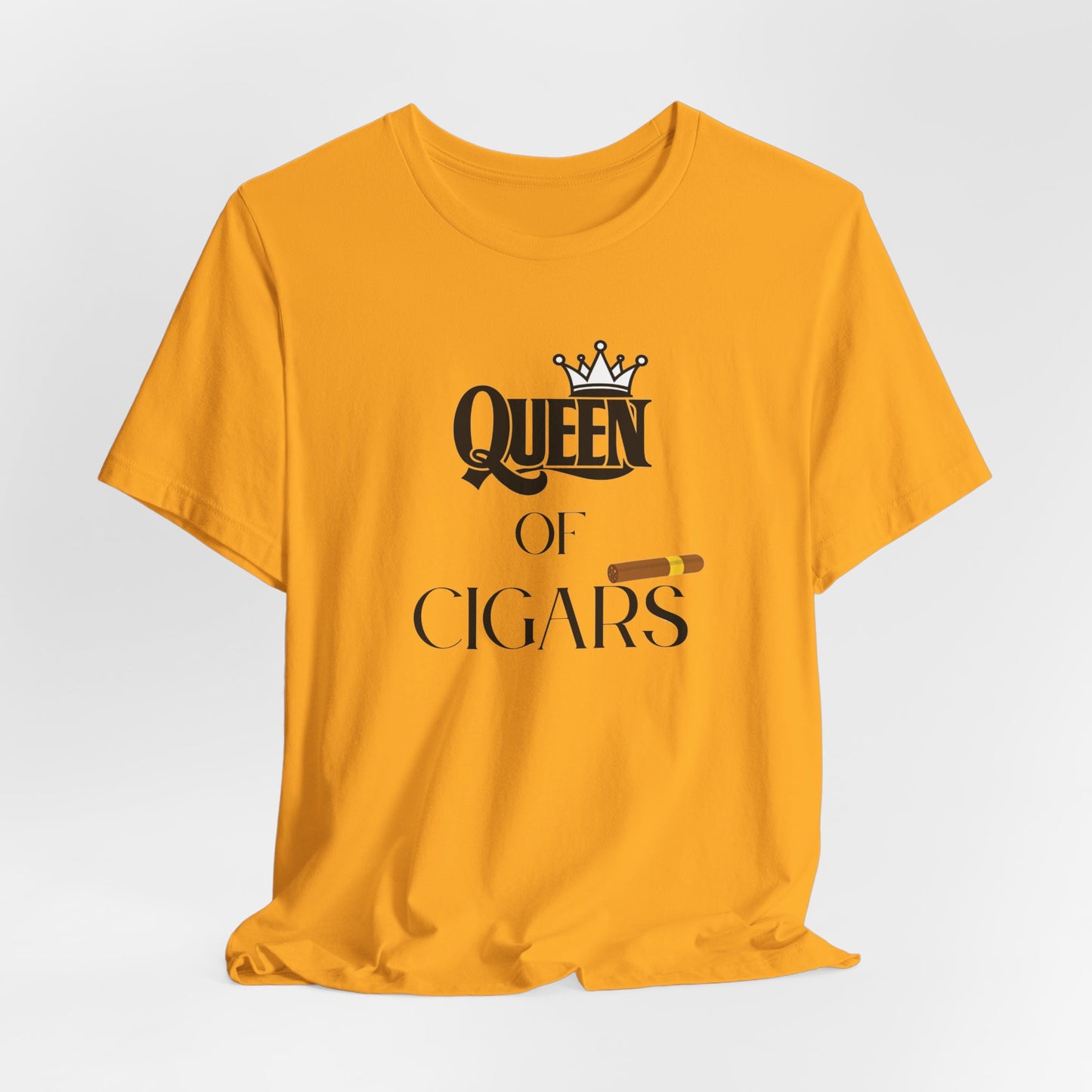 Cigars/ Queen of Cigars Unisex Jersey Short Sleeve Tee