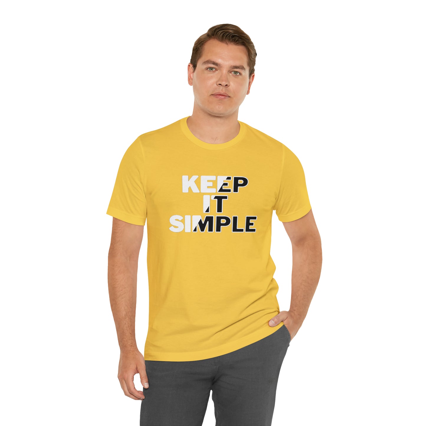 Keep It Simple Unisex Jersey Short Sleeve Tee