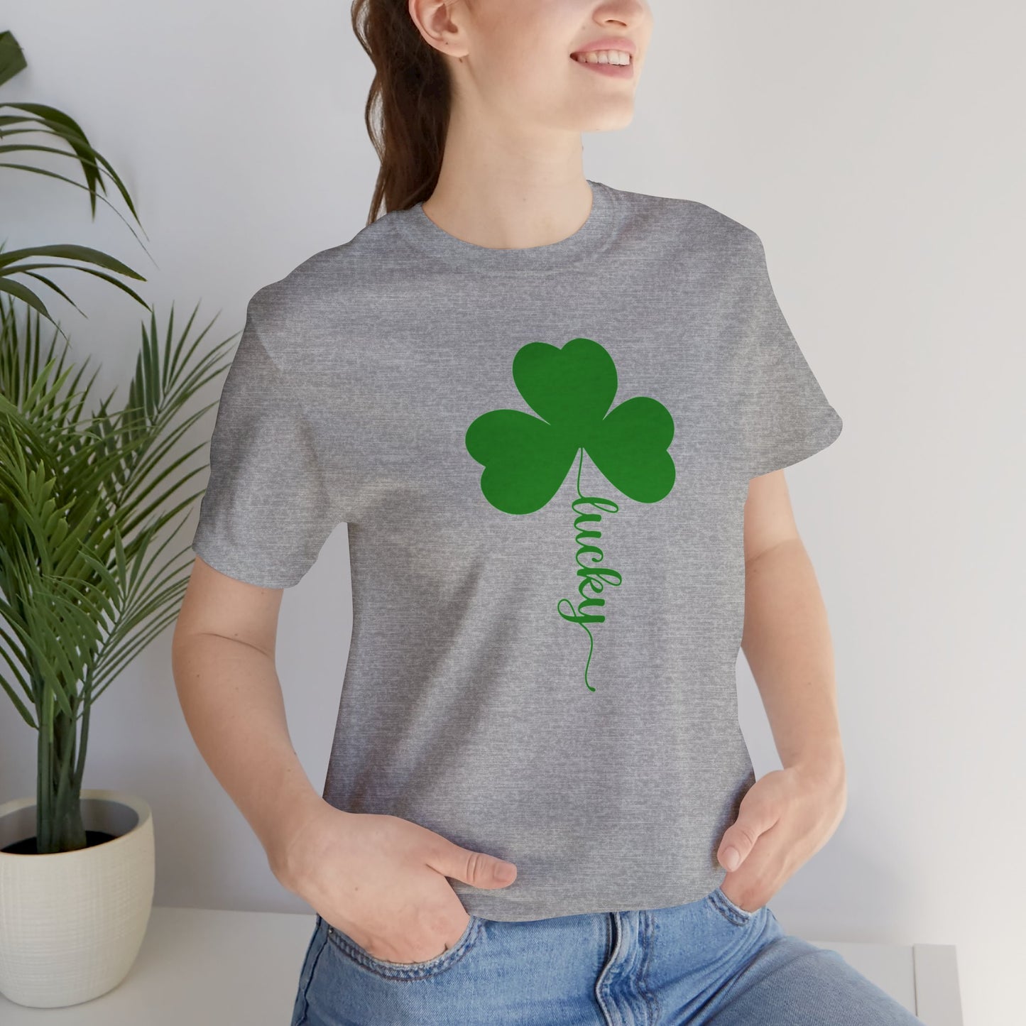 Clover/ Lucky Unisex Jersey Short Sleeve Tee