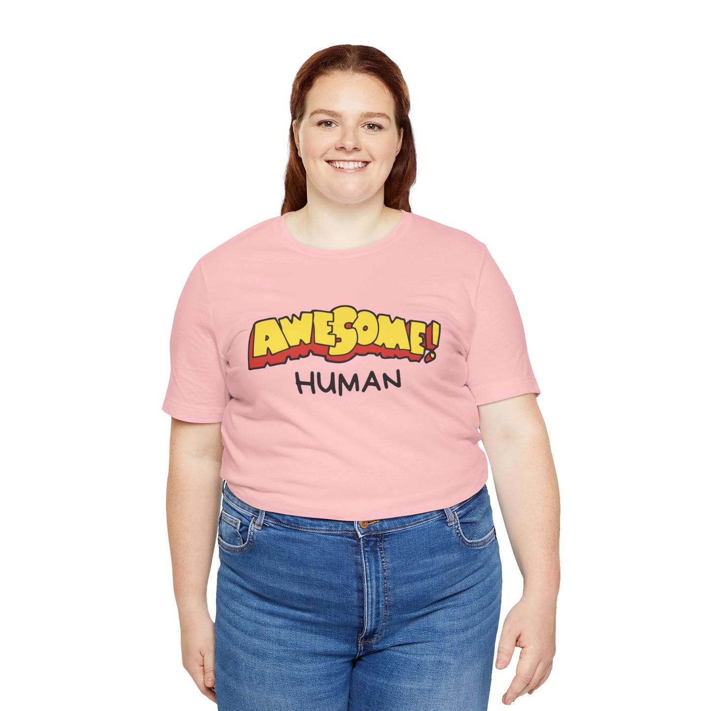 Awesome Human Unisex Jersey Short Sleeve Tee