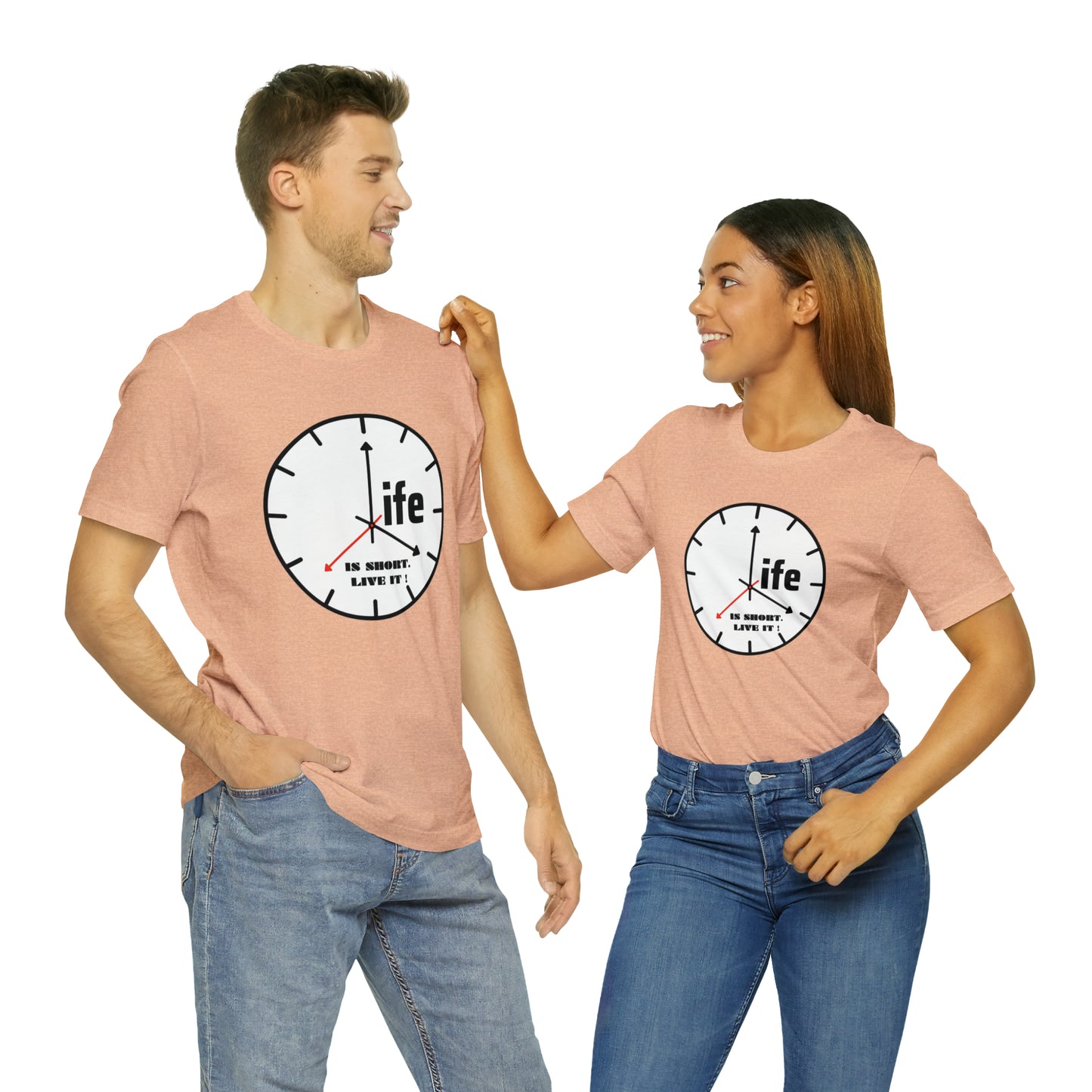 Life is To Short Live It Unisex Jersey Short Sleeve Tee