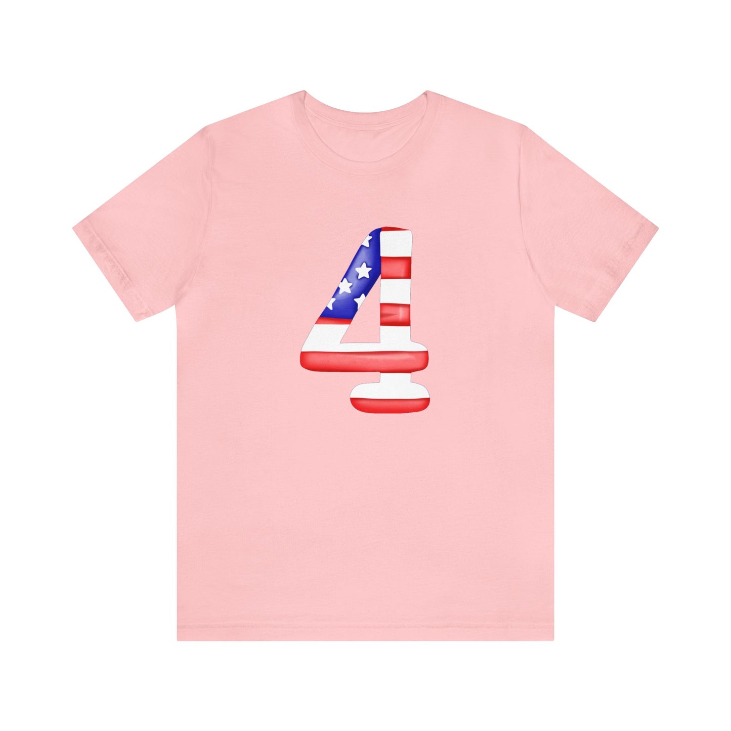 Fourth Red White Blue Unisex Jersey Short Sleeve Tee