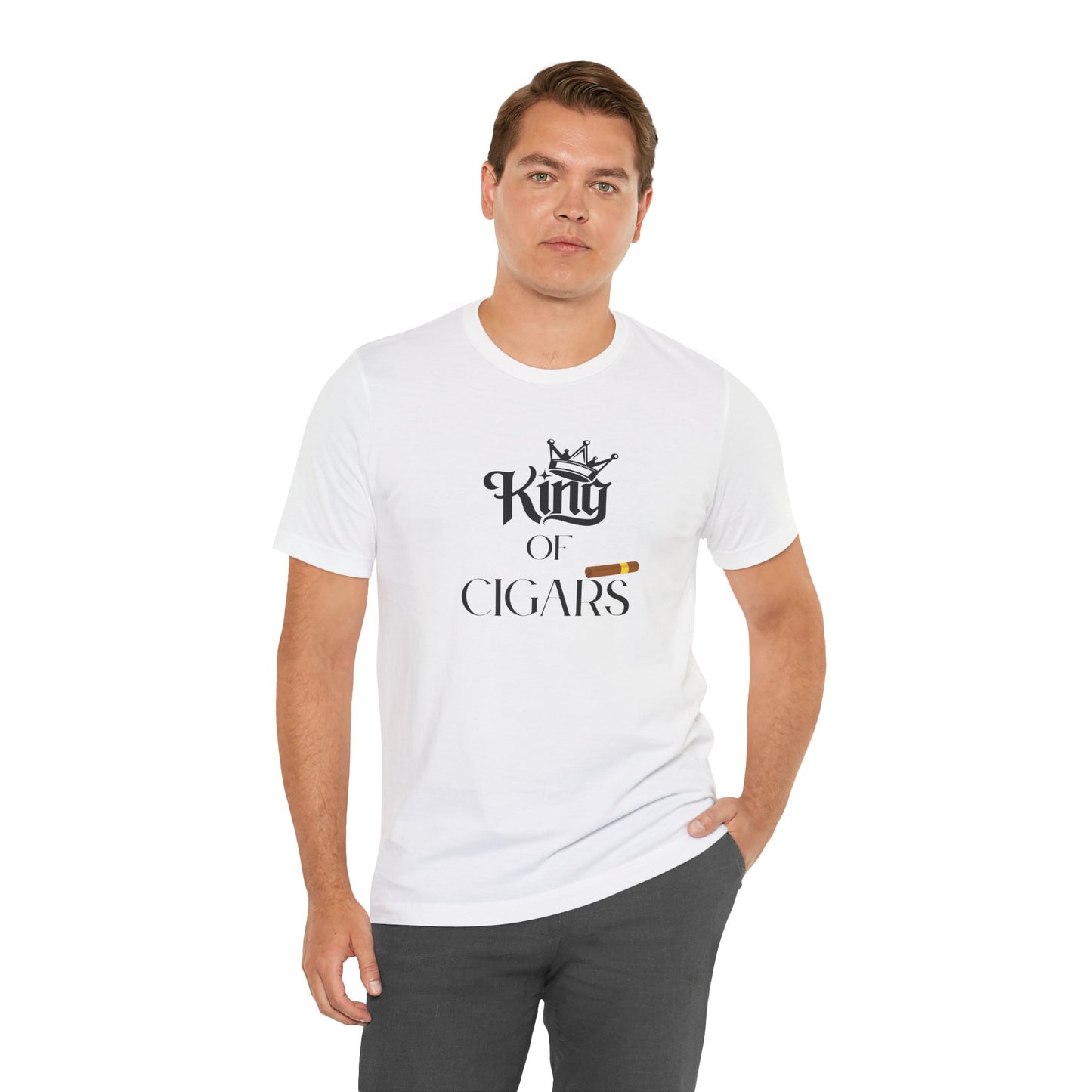 Cigars/ King of Cigars Unisex Jersey Short Sleeve Tee