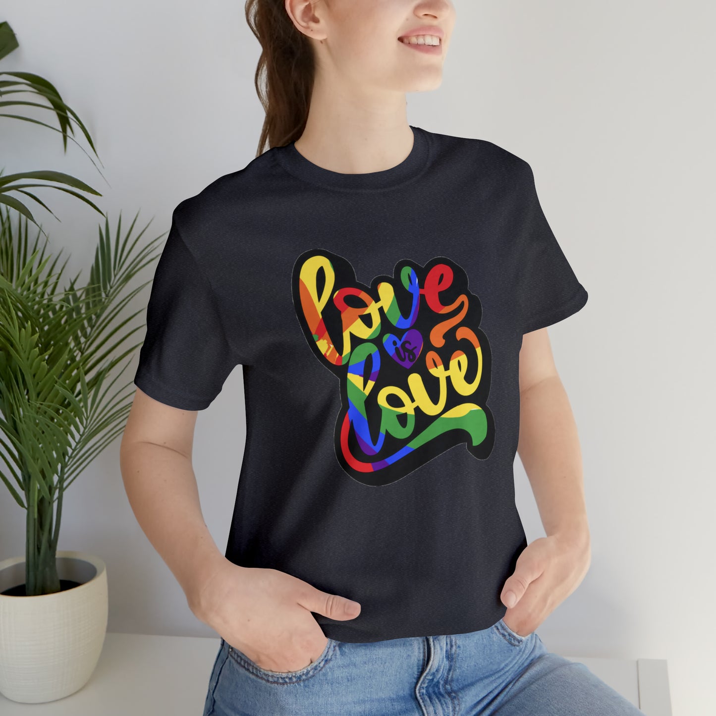 Love Is Love Unisex Jersey Short Sleeve Tee