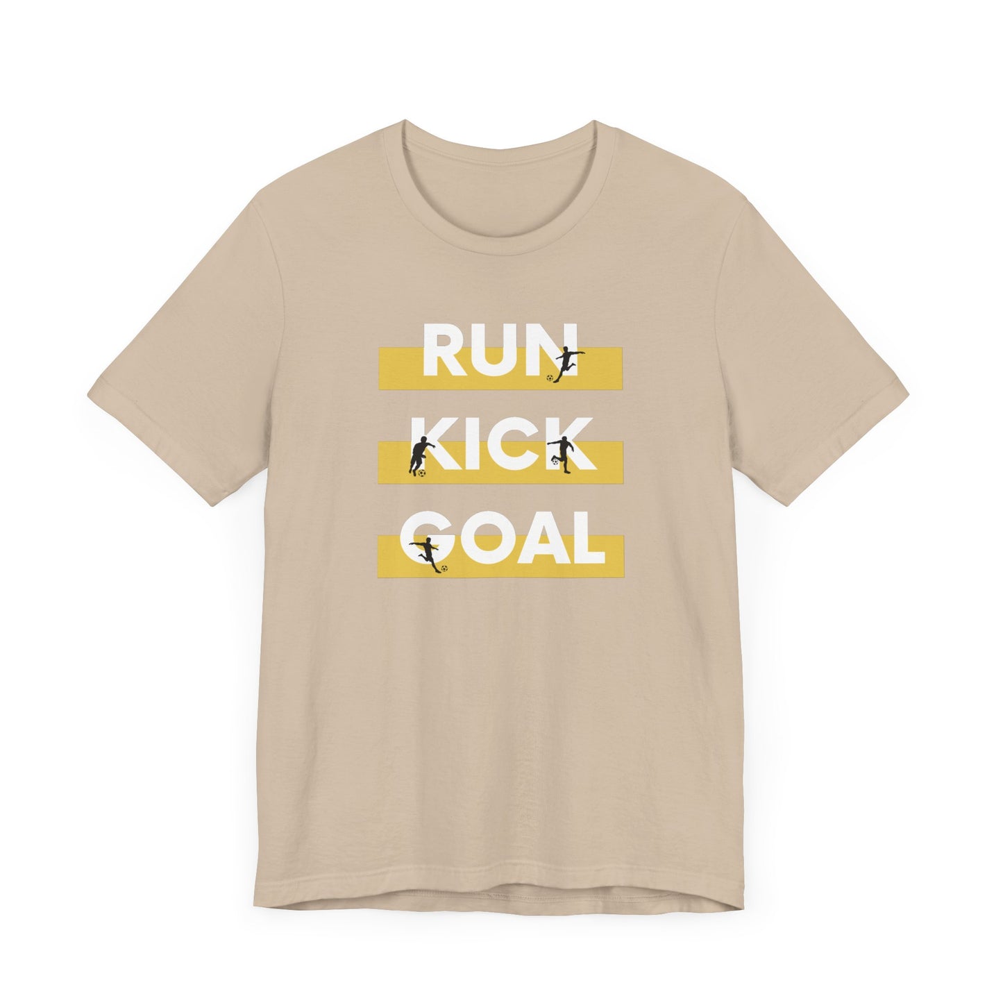 Soccer\ Run Kick Goal Unisex Jersey Short Sleeve Tee