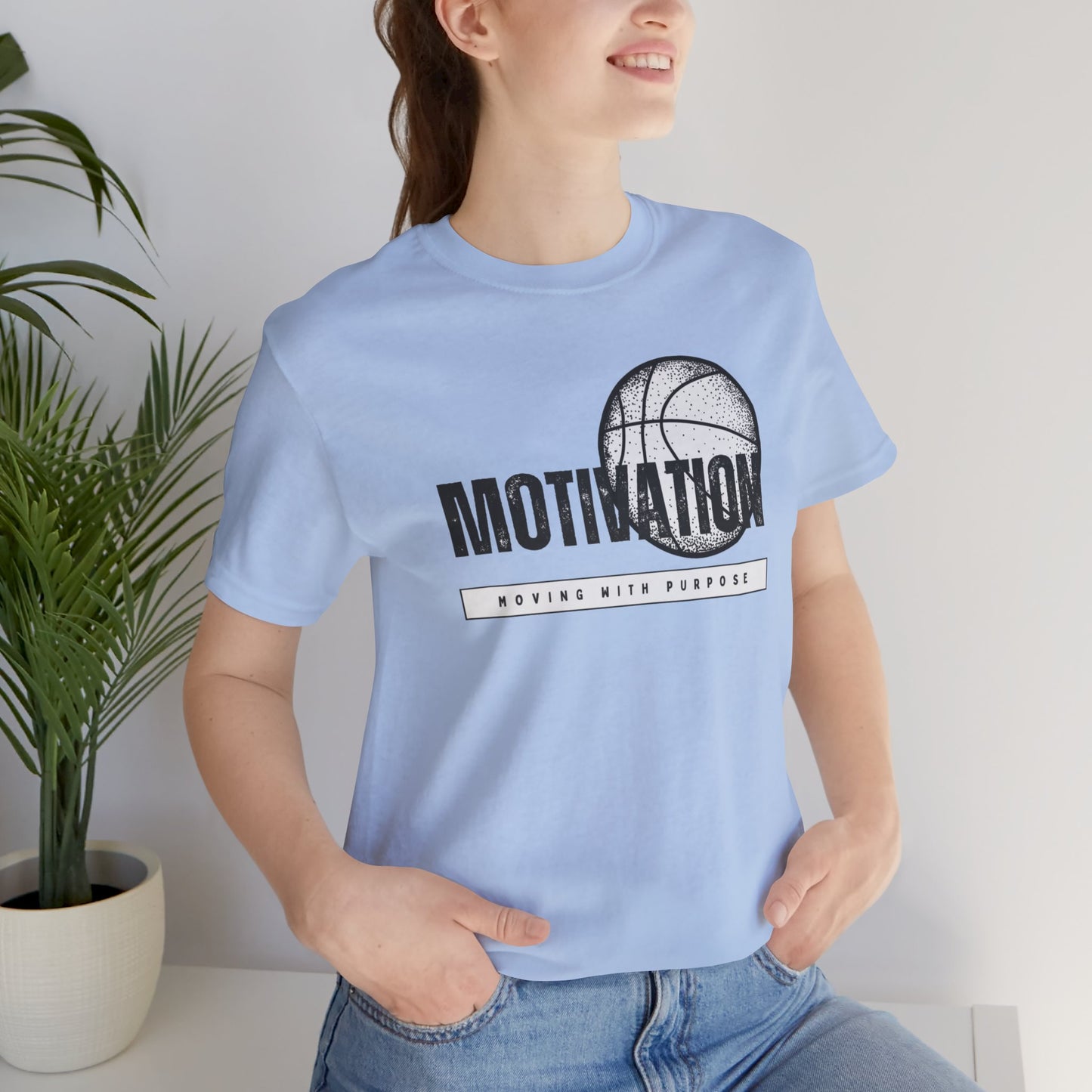 Basketball Motivation Unisex Jersey Short Sleeve Tee