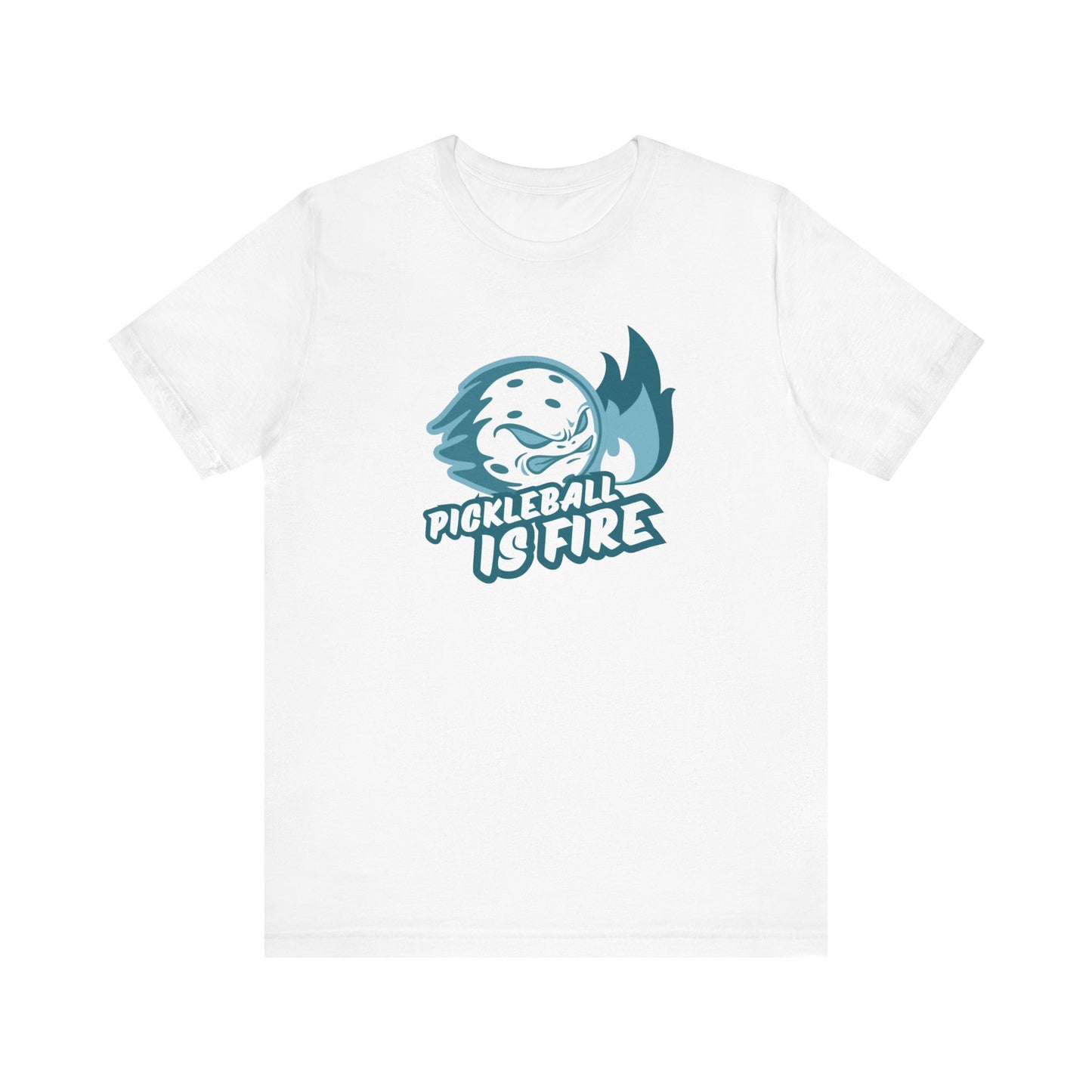 Pickleball Is Fire Unisex Jersey Short Sleeve Tee