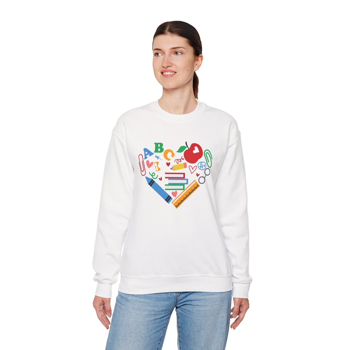 A,B,C Unisex Heavy Blend™ Crewneck Sweatshirt