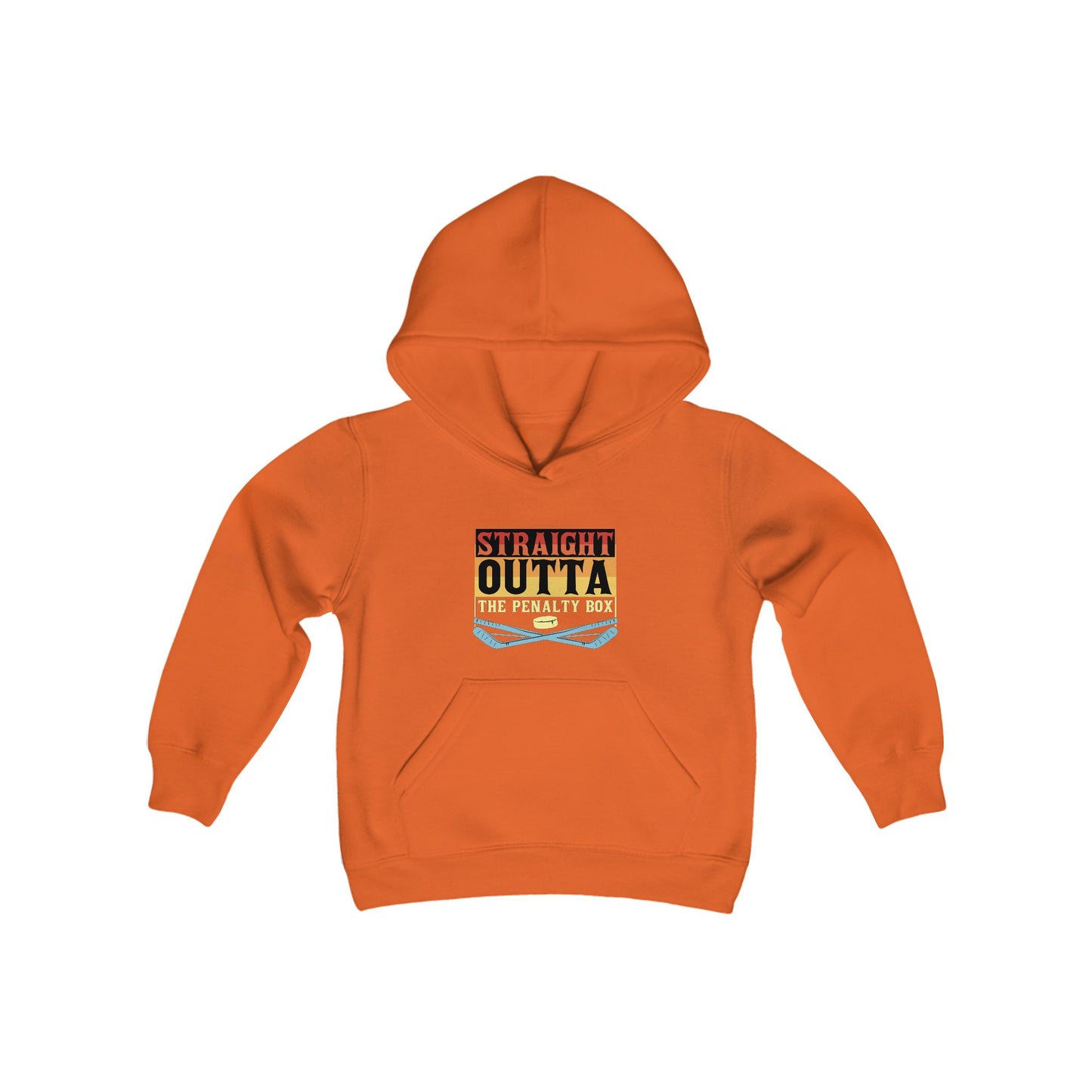 Kids Straight Outta the Penalty Box Heavy Blend Hooded Sweatshirt