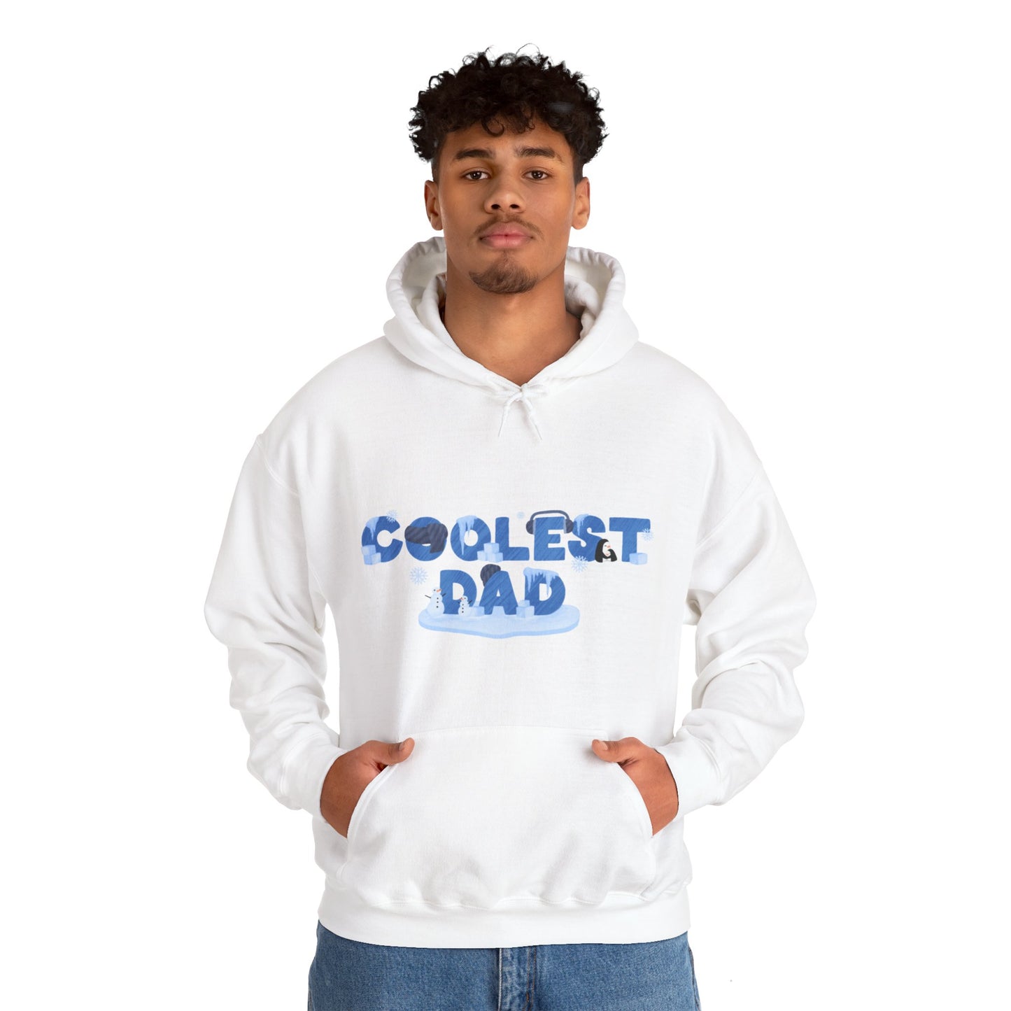 Coolest Dad Unisex Heavy Blend™ Hooded Sweatshirt